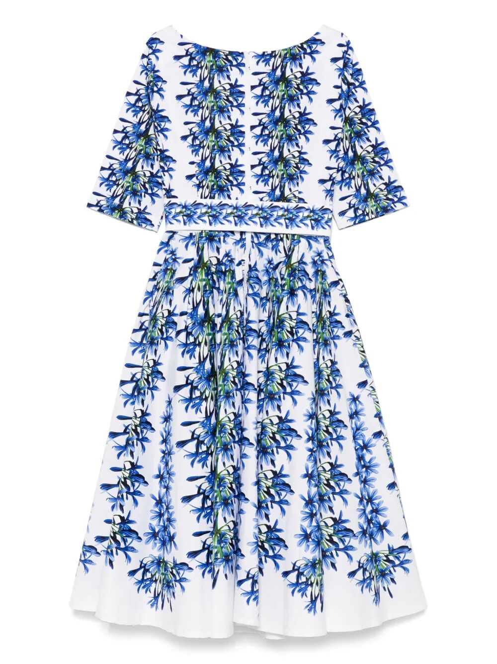 Samantha Sung Tinker Bell Flower-print Abelia Midi Dress