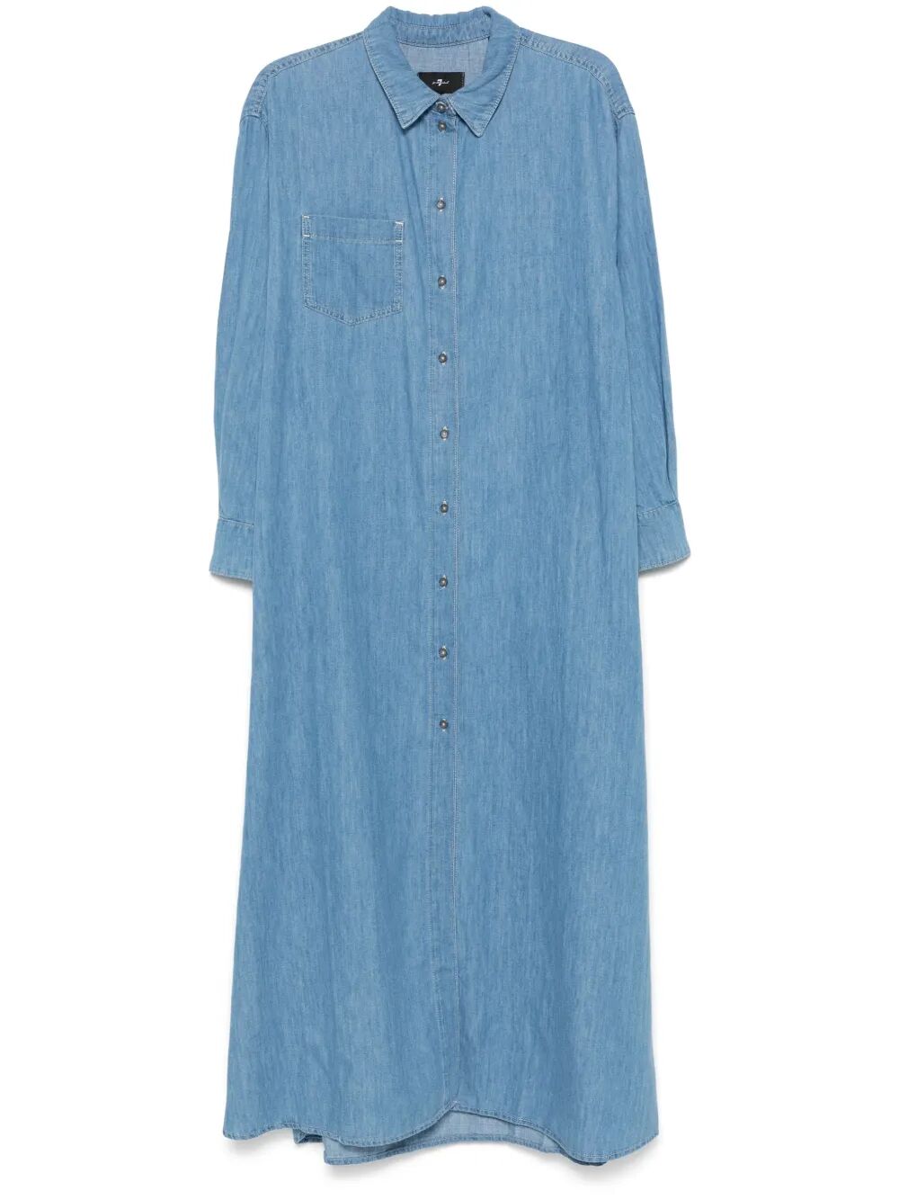 7 For All Mankind Icy Maxi Shirt Dress
