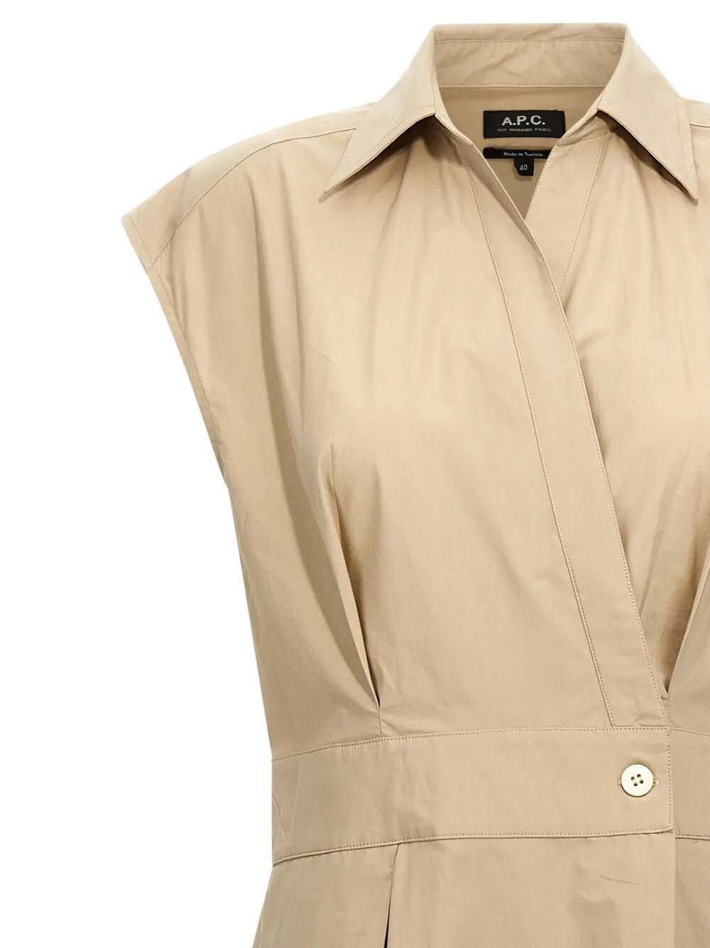 A.p.c. Athéna Cotton Wrap Dress