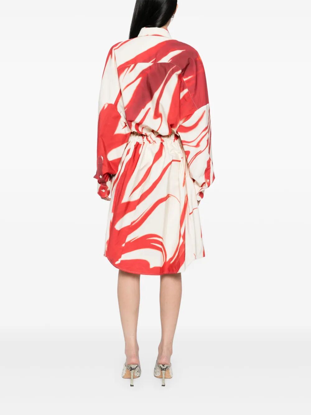 Dries Van Noten Dindi Belted Shirt Dress