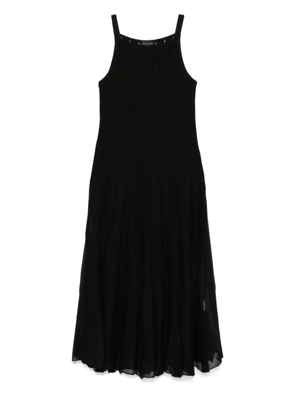 Roberto Collina Ribbed Sleeveless Midi Dress