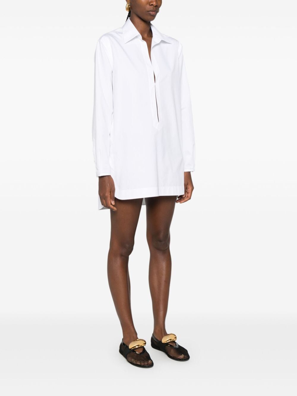 Alaïa Chemisier Cotton Dress