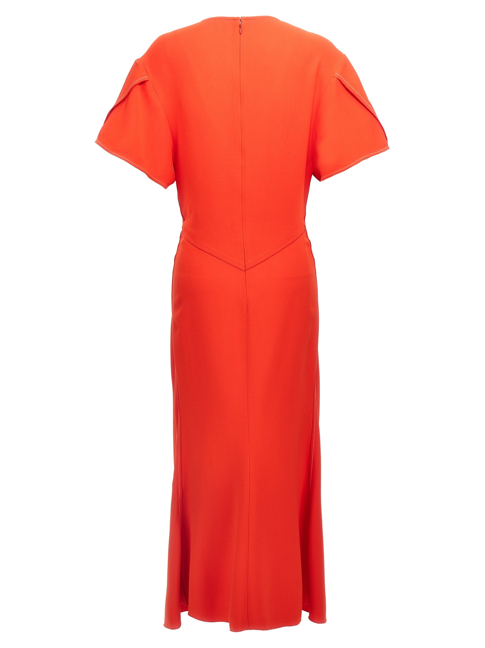 Victoria Beckham 'Gathered Waist Midi' Dress