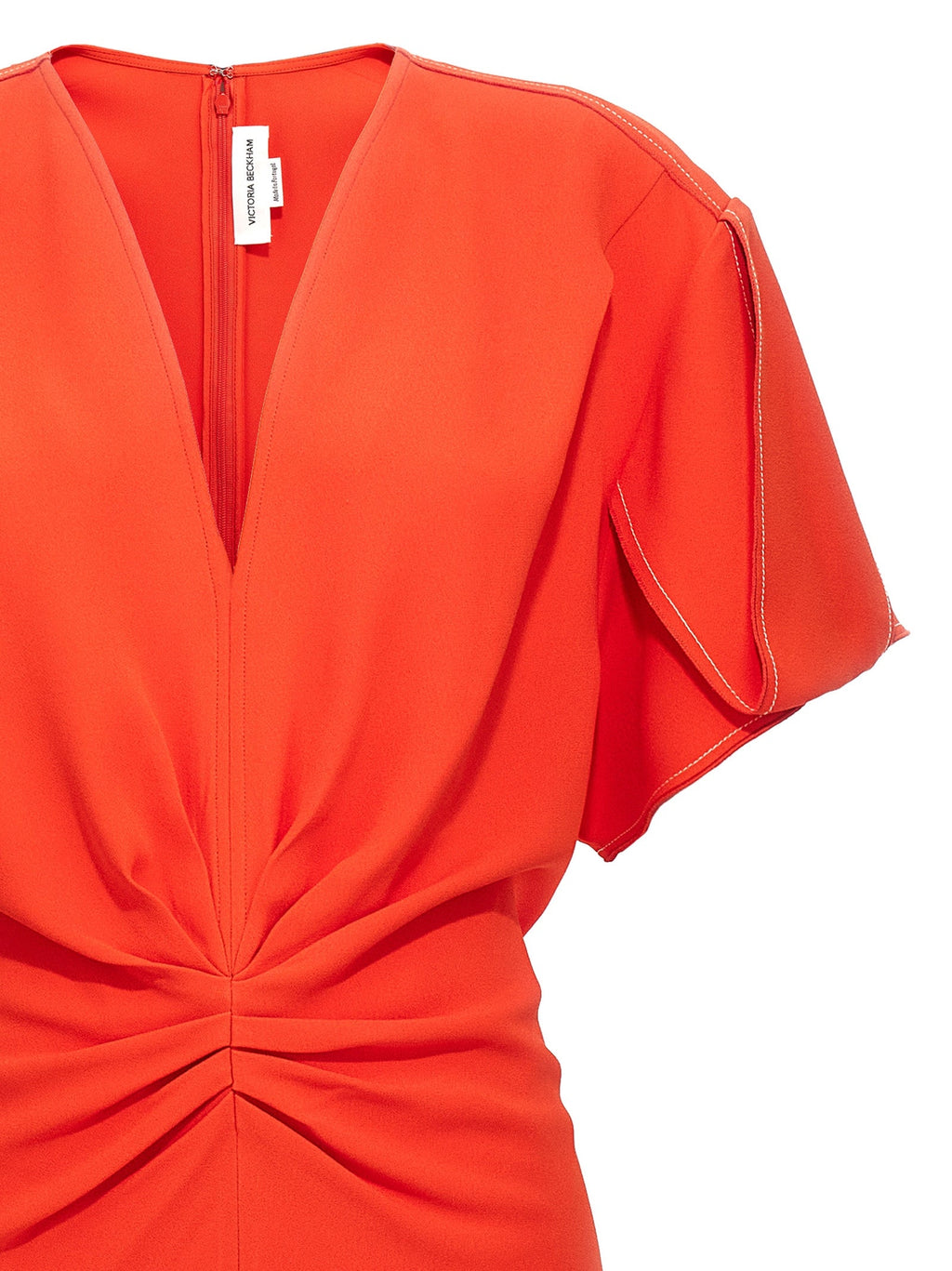 Victoria Beckham 'Gathered Waist Midi' Dress