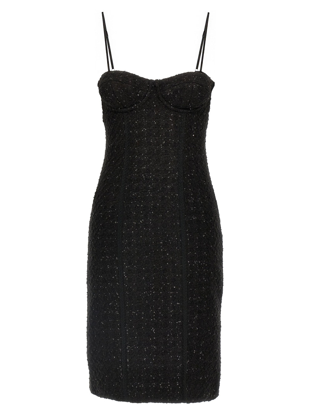 Rotate Birger Christensen Bouclé Midi Dress