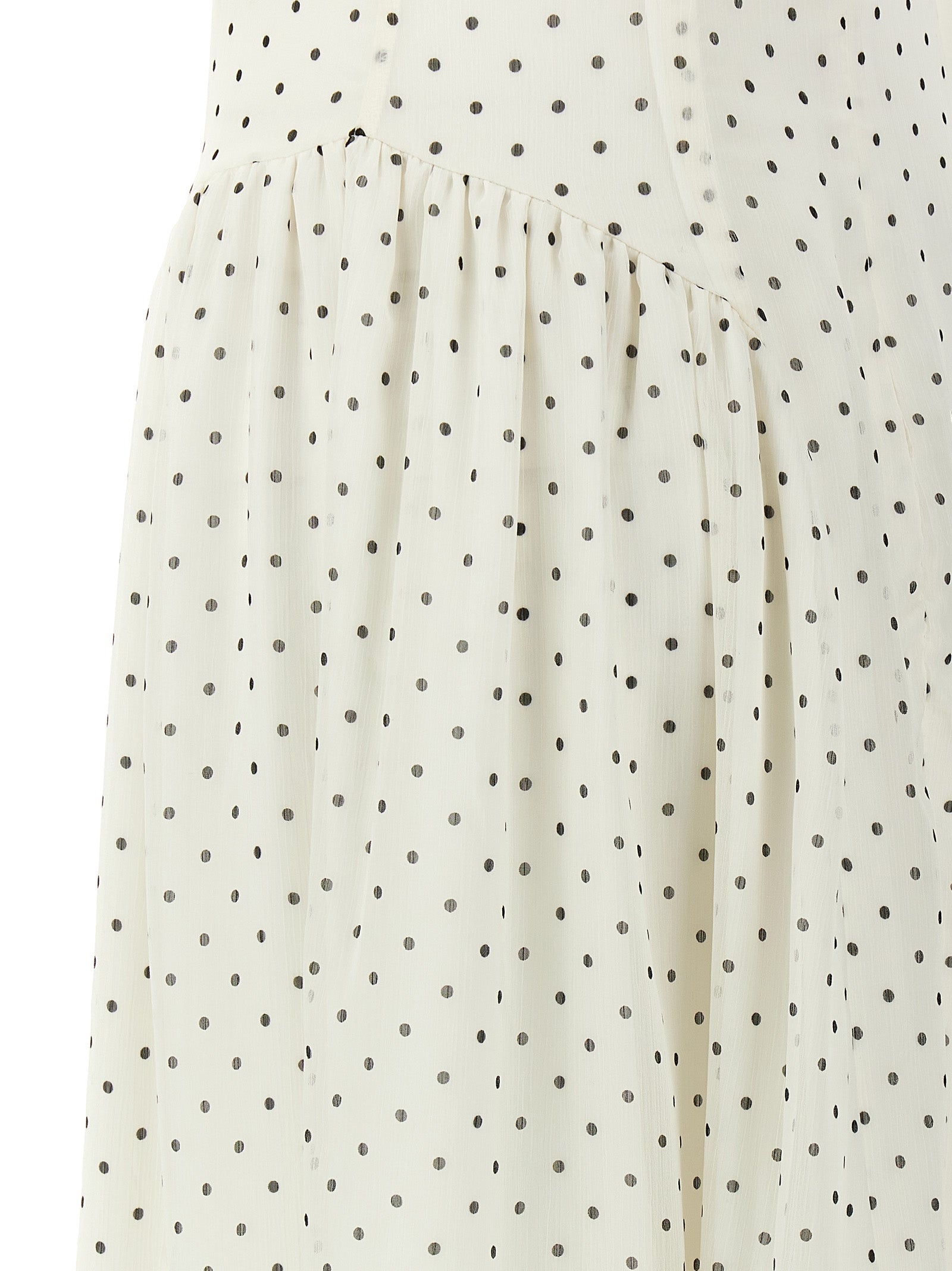 Rotate Birger Christensen Polka Dot Maxi Dress