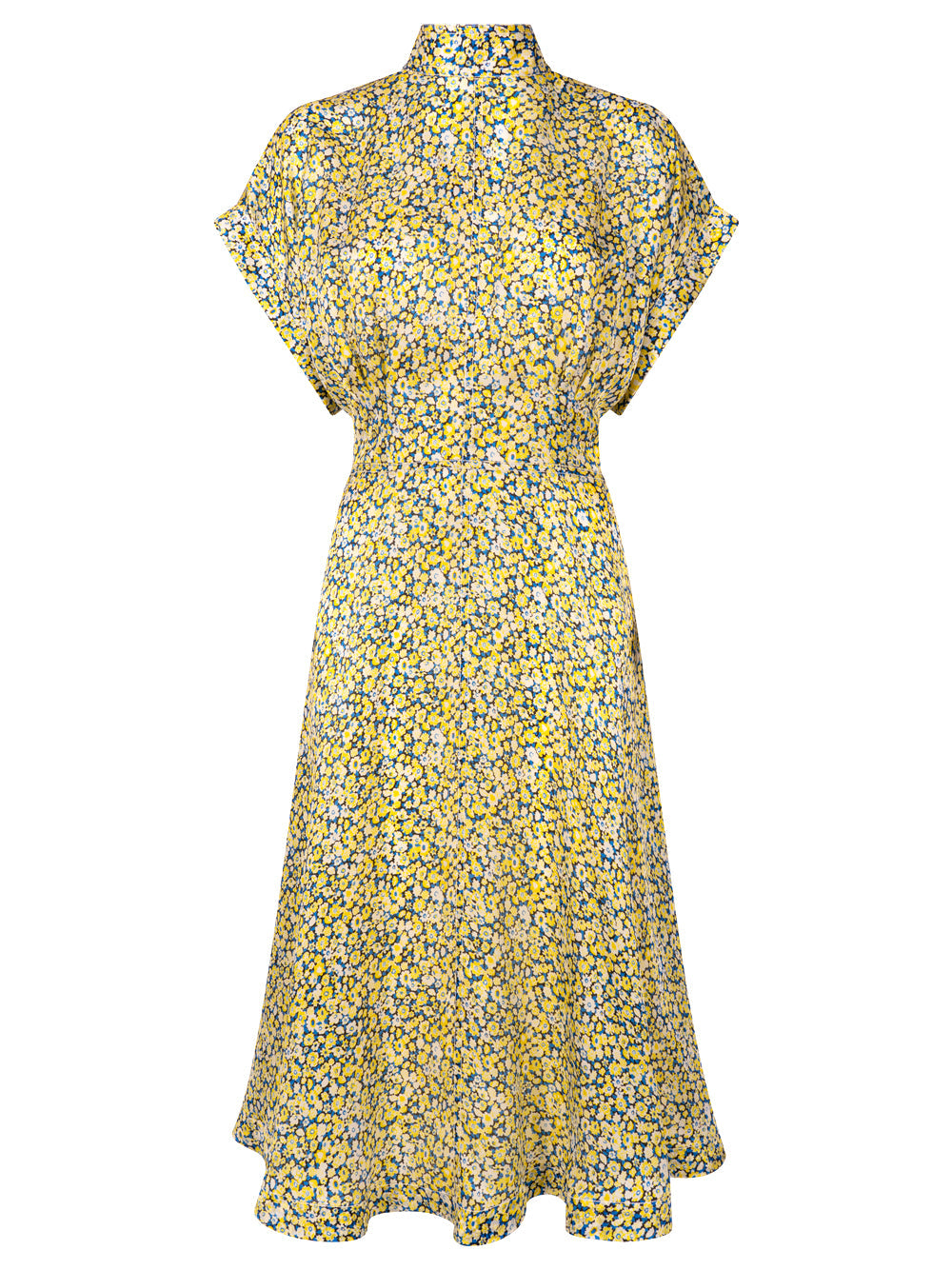 Bottega Veneta Mini Daisy Silk Charm Dress
