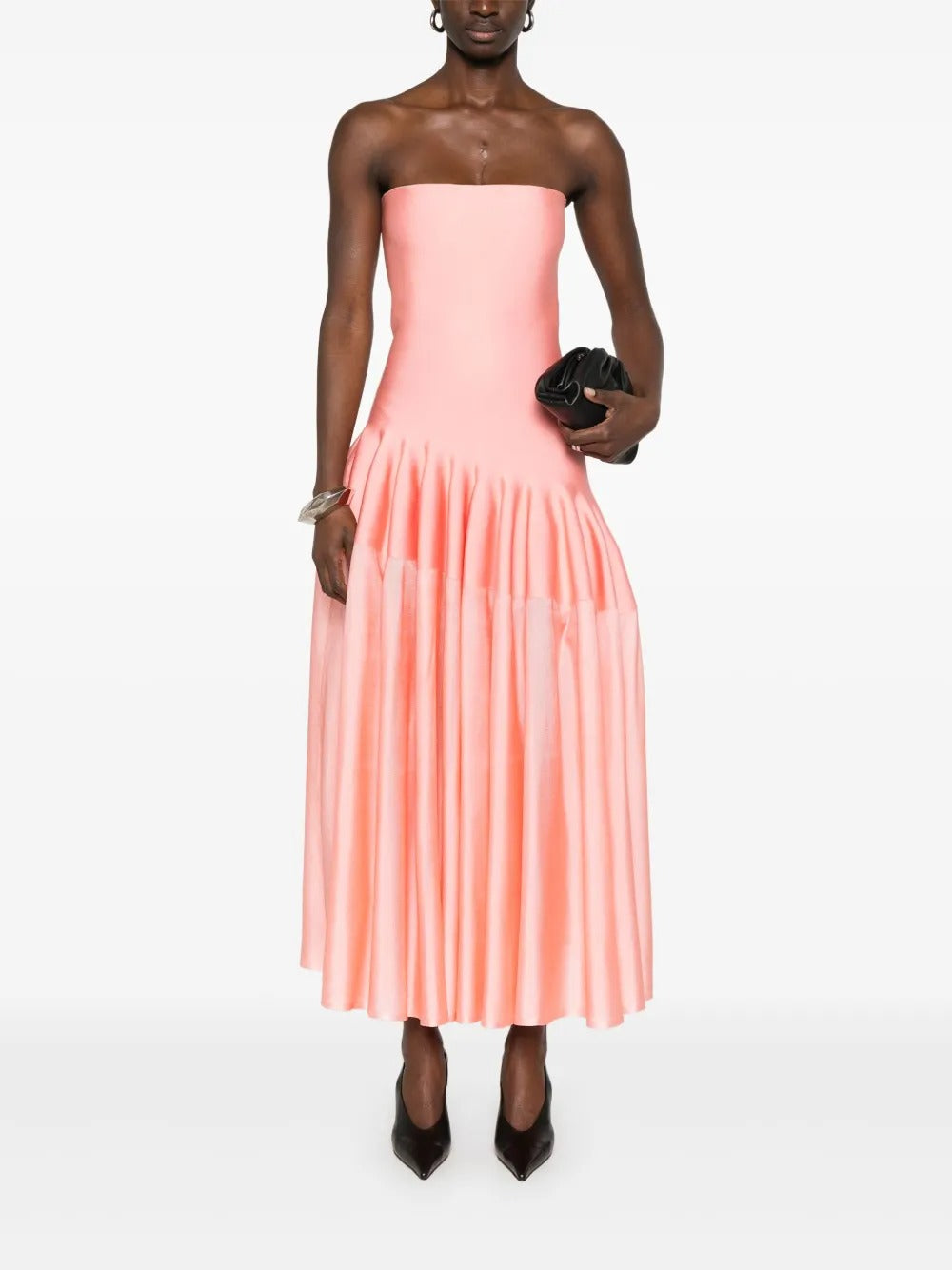 Alaïa Godet Midi Dress