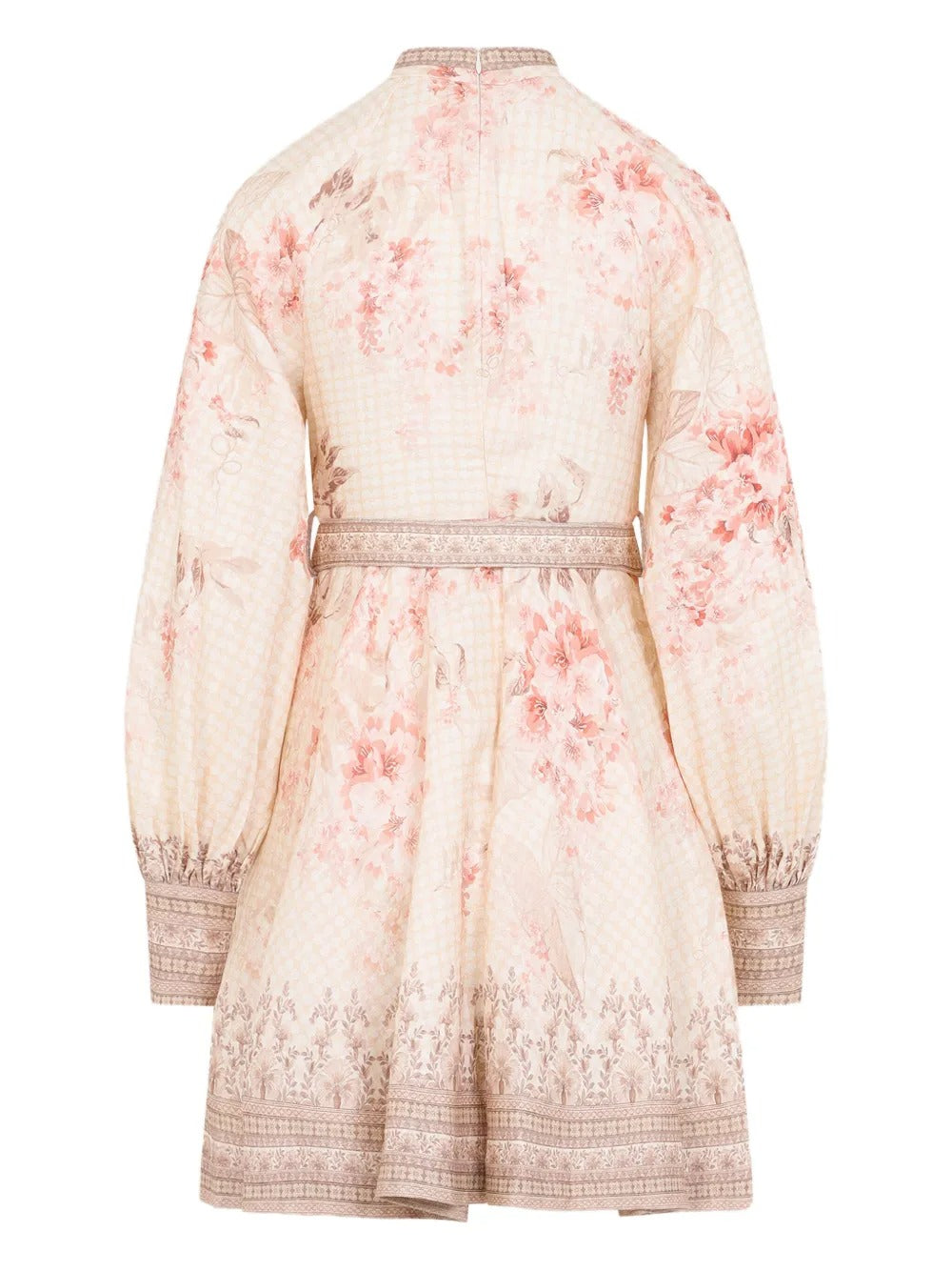 Zimmermann Illuminate Buttoned Linen Mini Dress