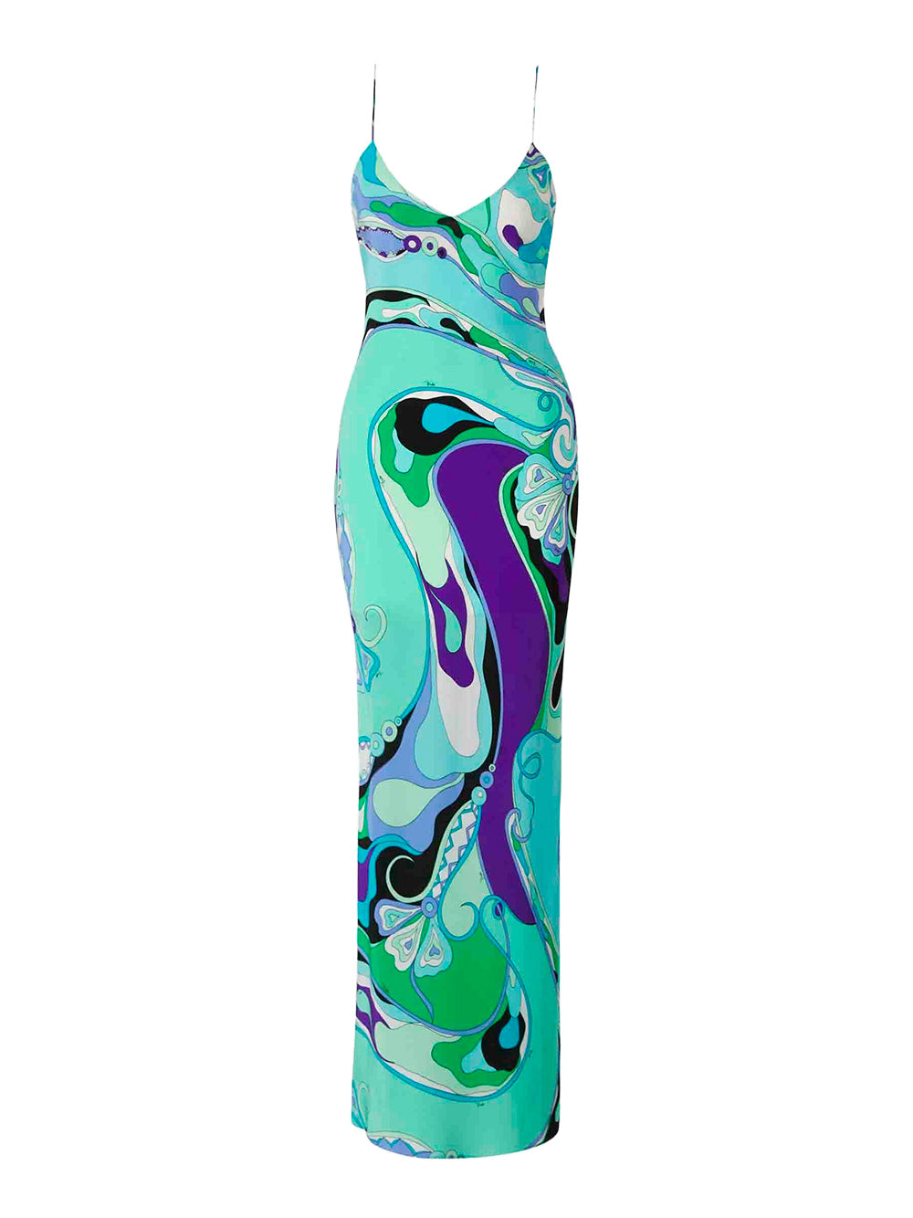 Pucci Orchidee-print Long Dress