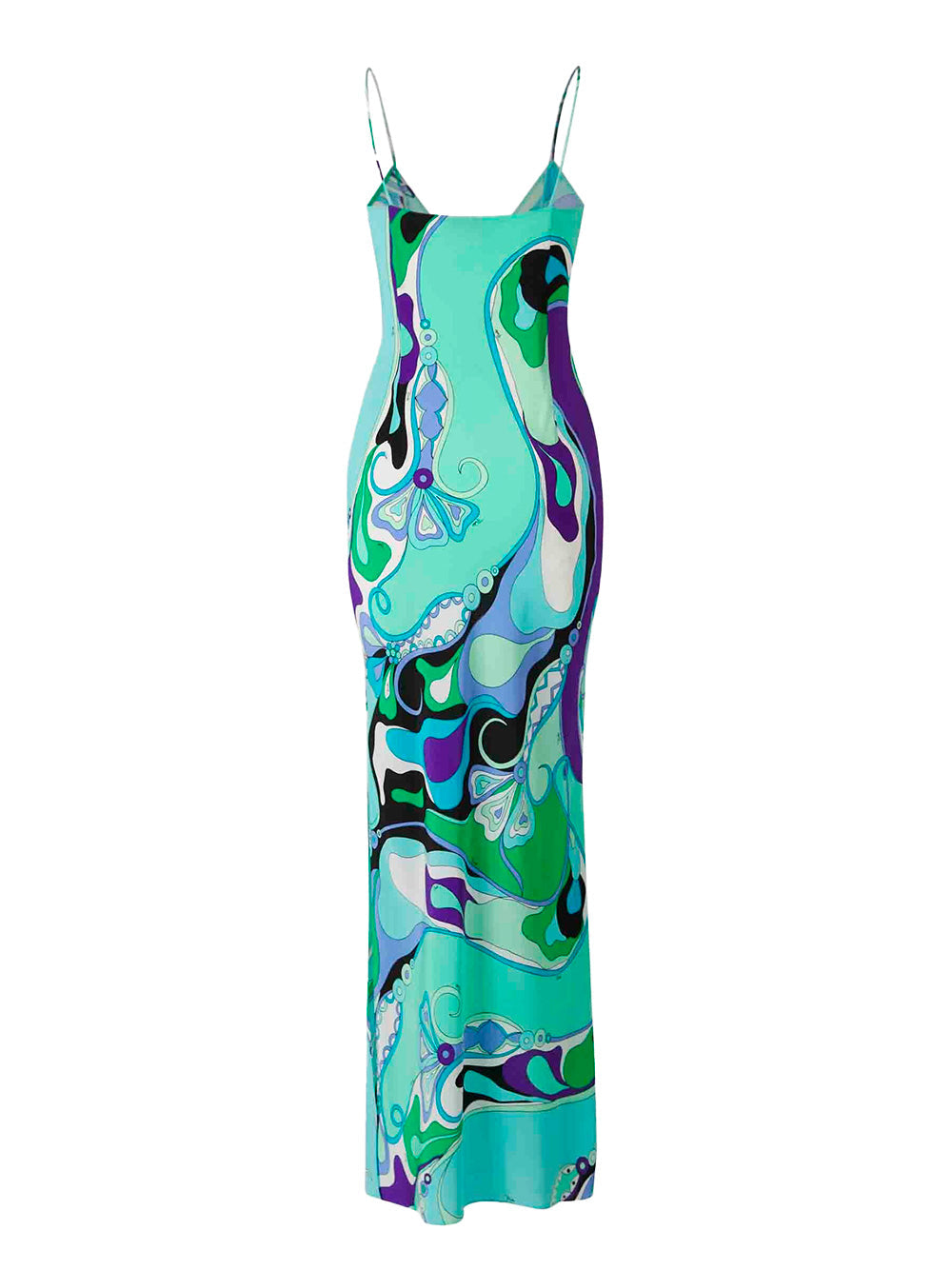 Pucci Orchidee-print Long Dress