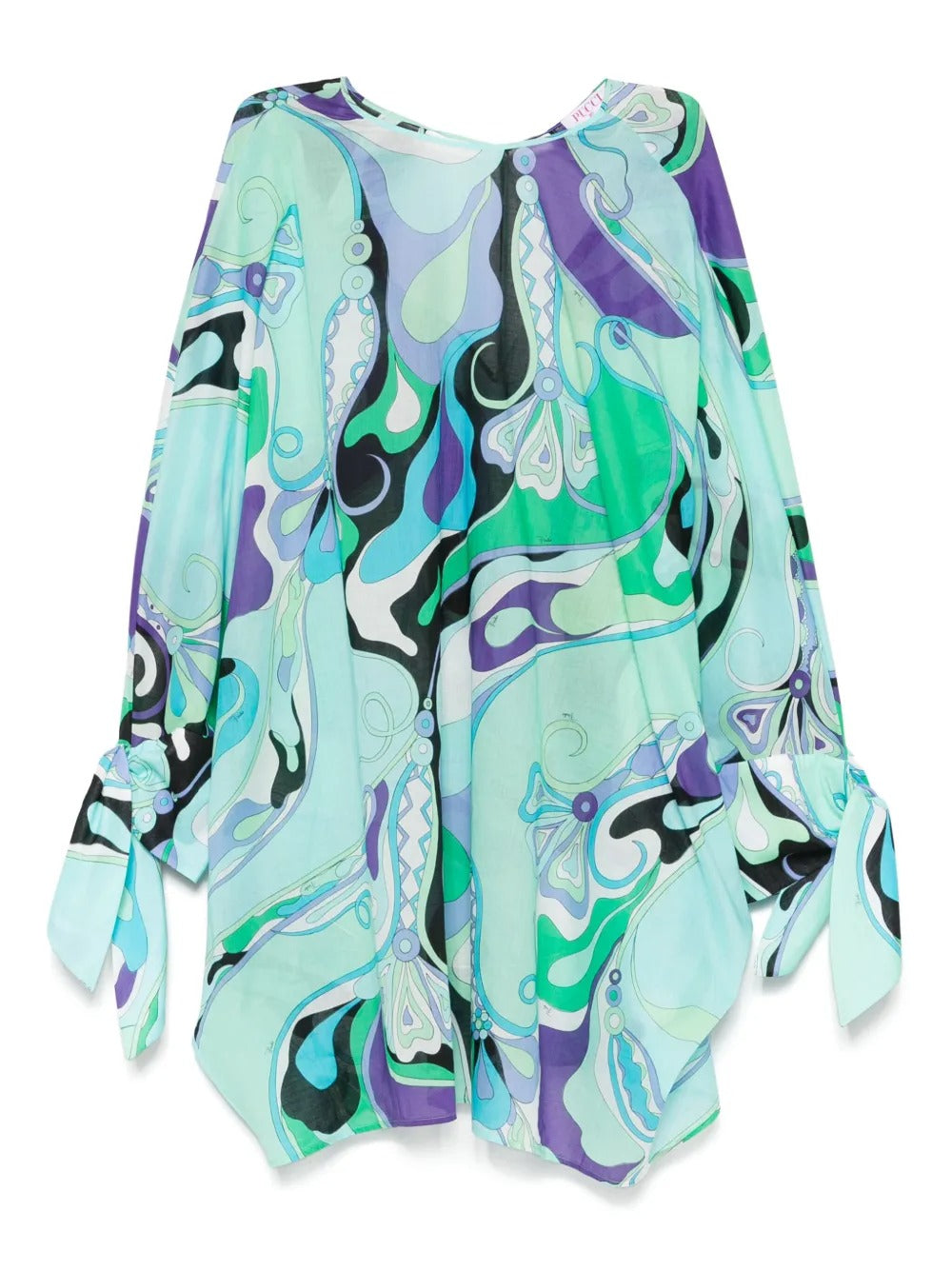 Pucci Orchidee-print Short Kaftan