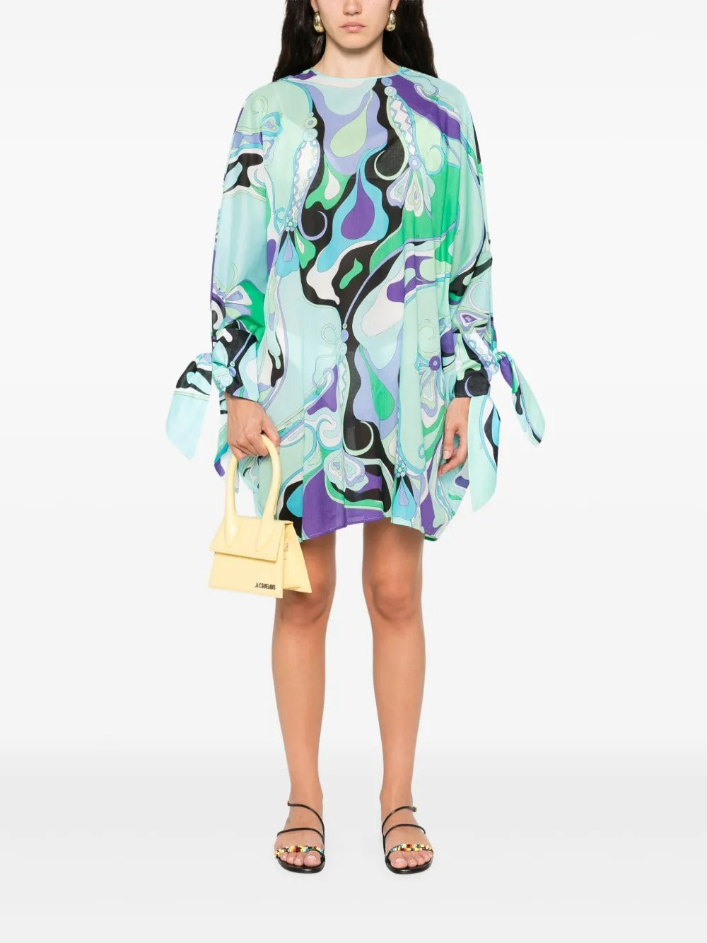 Pucci Orchidee-print Short Kaftan