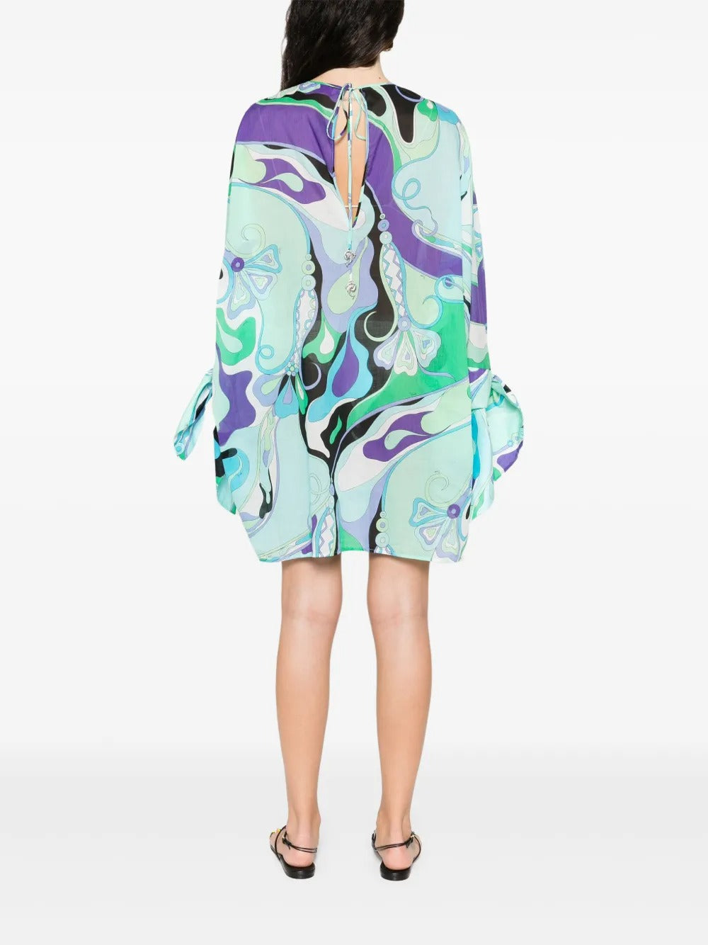 Pucci Orchidee-print Short Kaftan