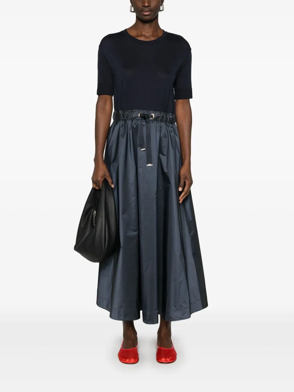 Herno Panelled Midi Dress