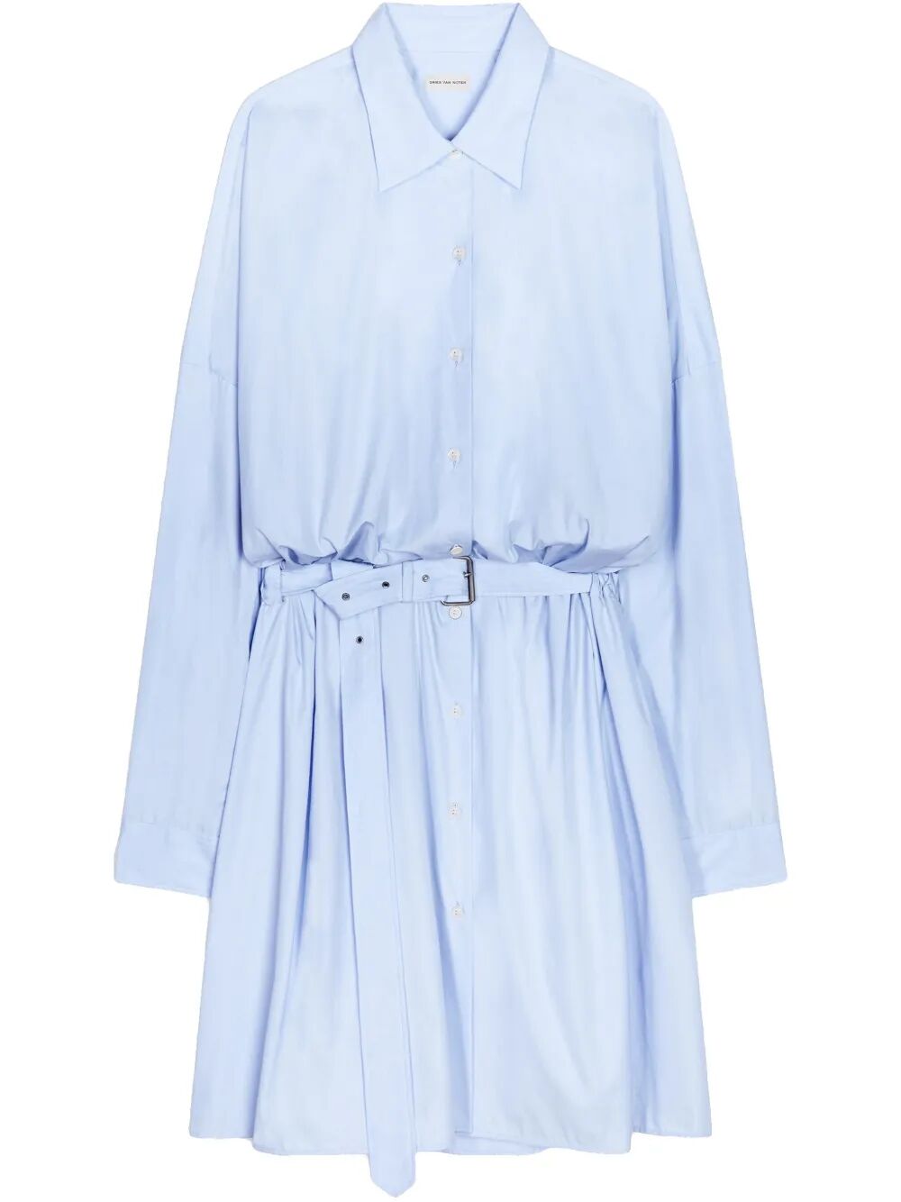 Dries Van Noten Dindi Belted Shirt Dress