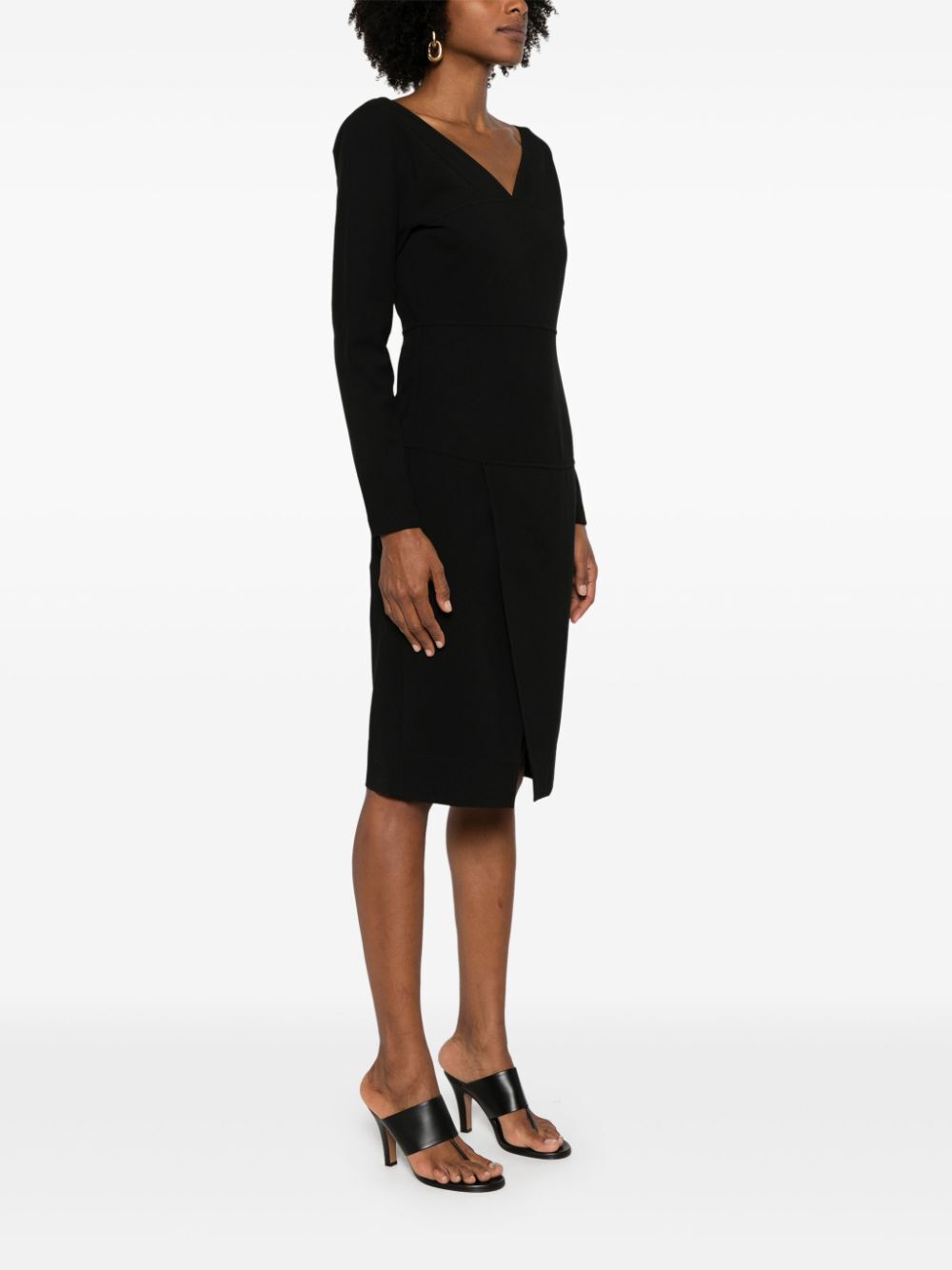Fendi Techno Jersey Midi Dress