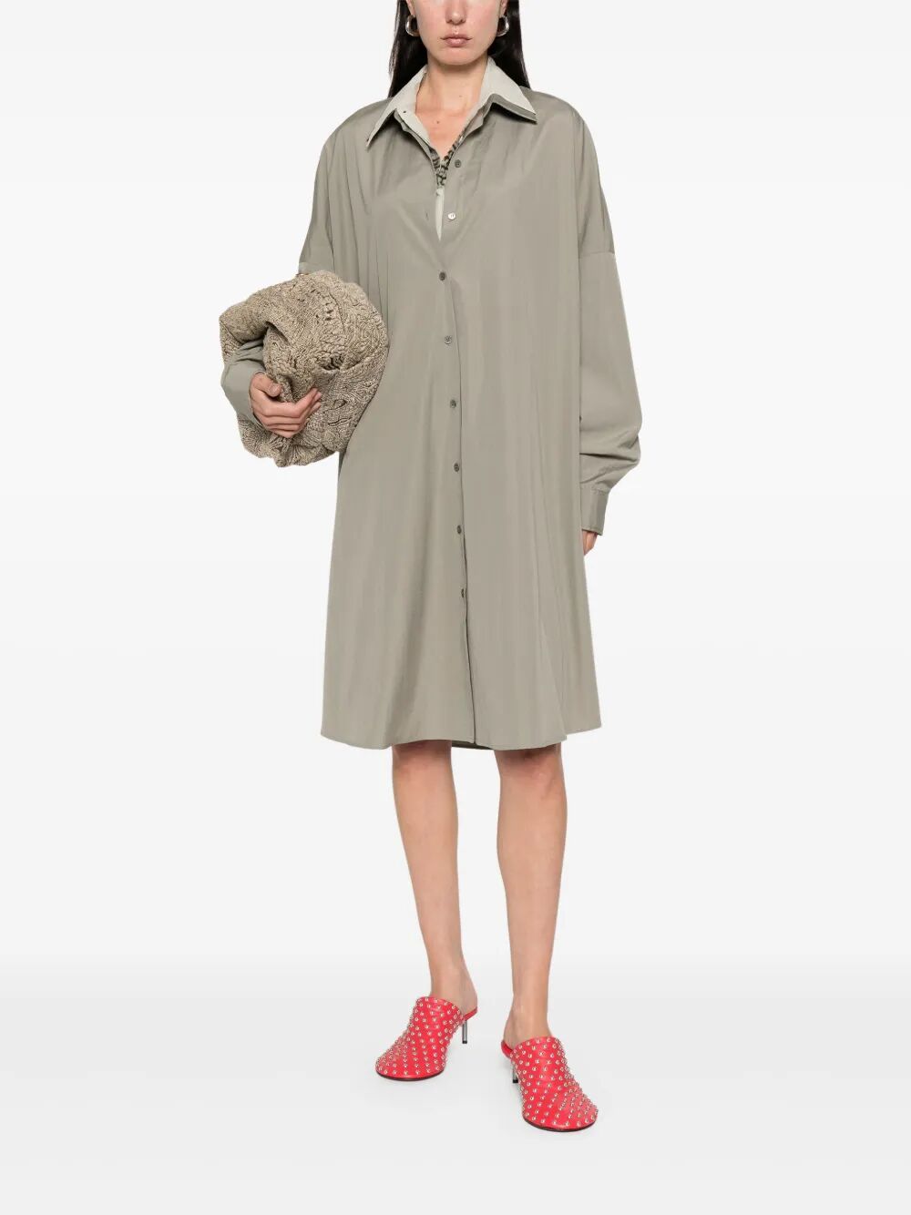 Dries Van Noten Dasia Midi Shirt Dress