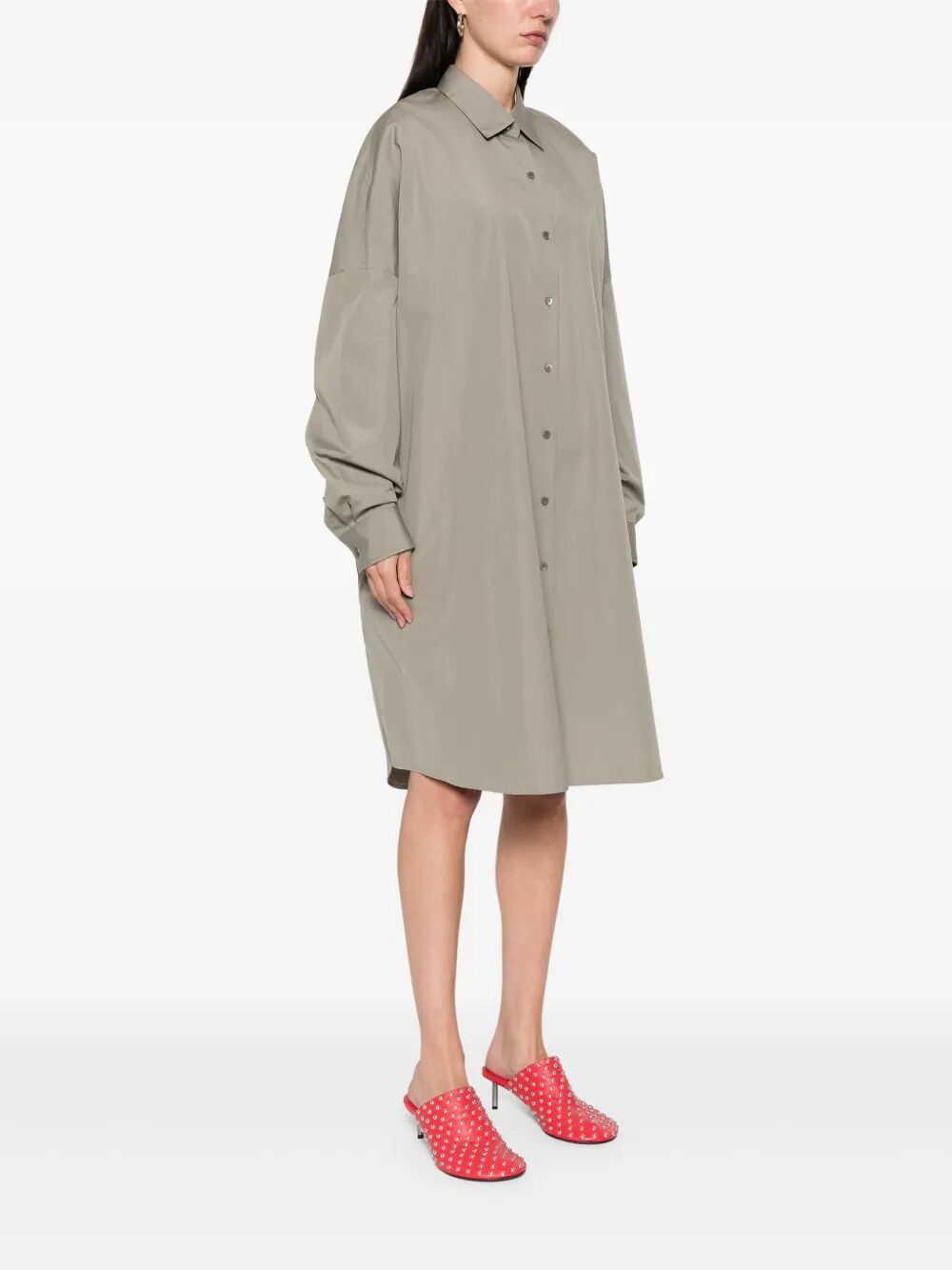 Dries Van Noten Dasia Midi Shirt Dress