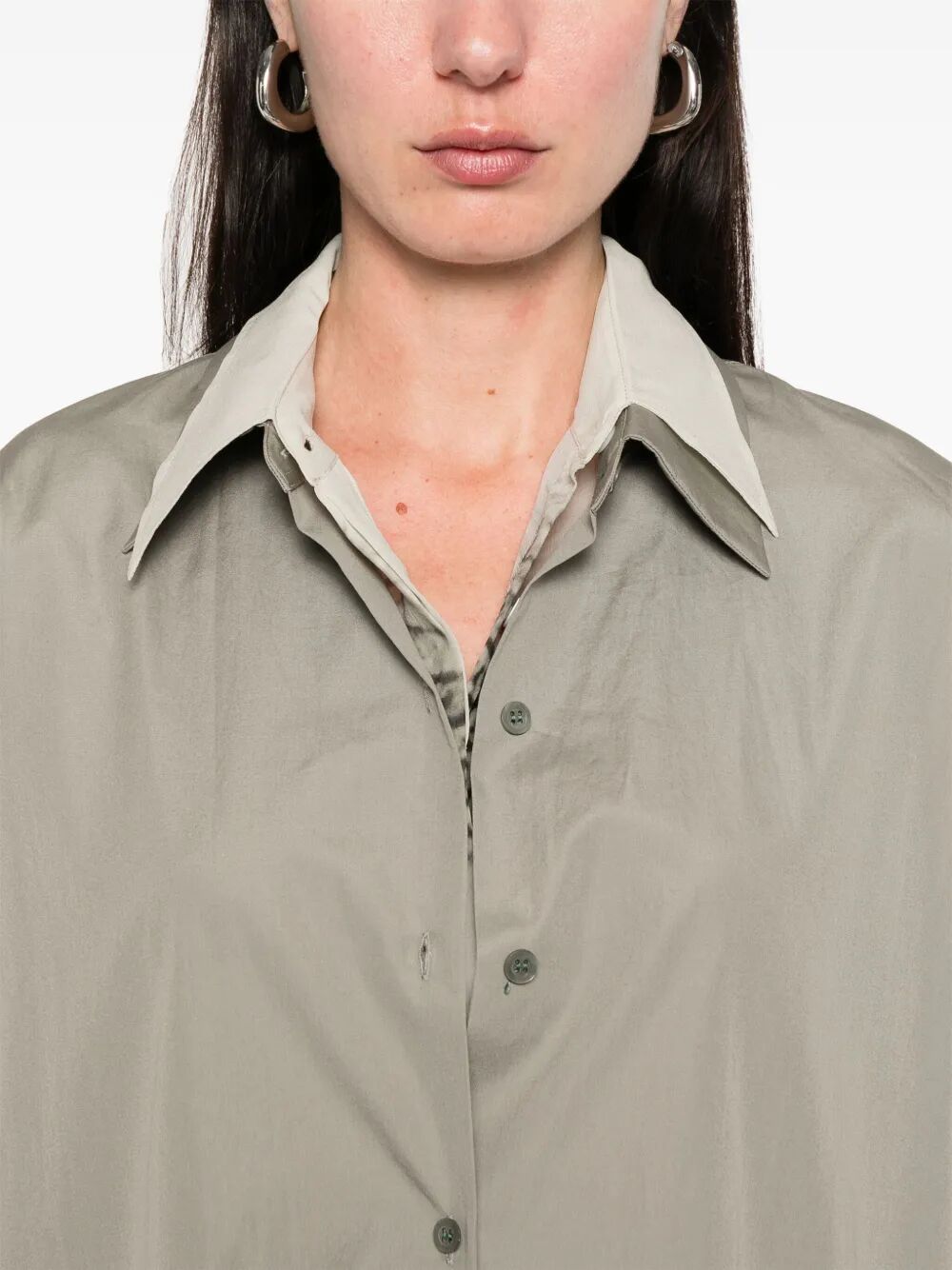 Dries Van Noten Dasia Midi Shirt Dress