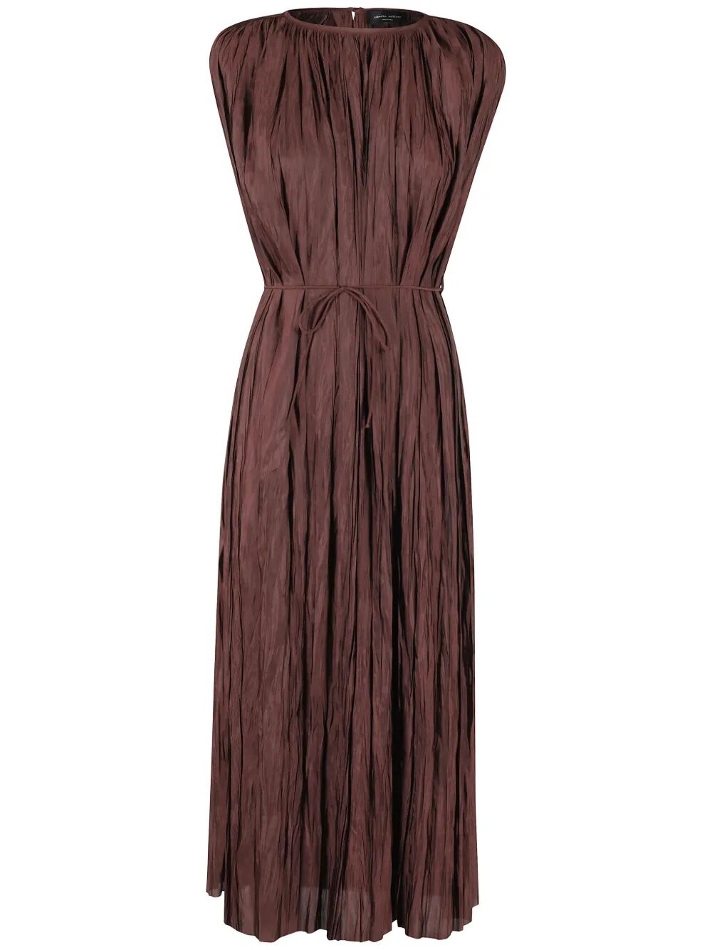 Roberto Collina Pleated Belted Dress