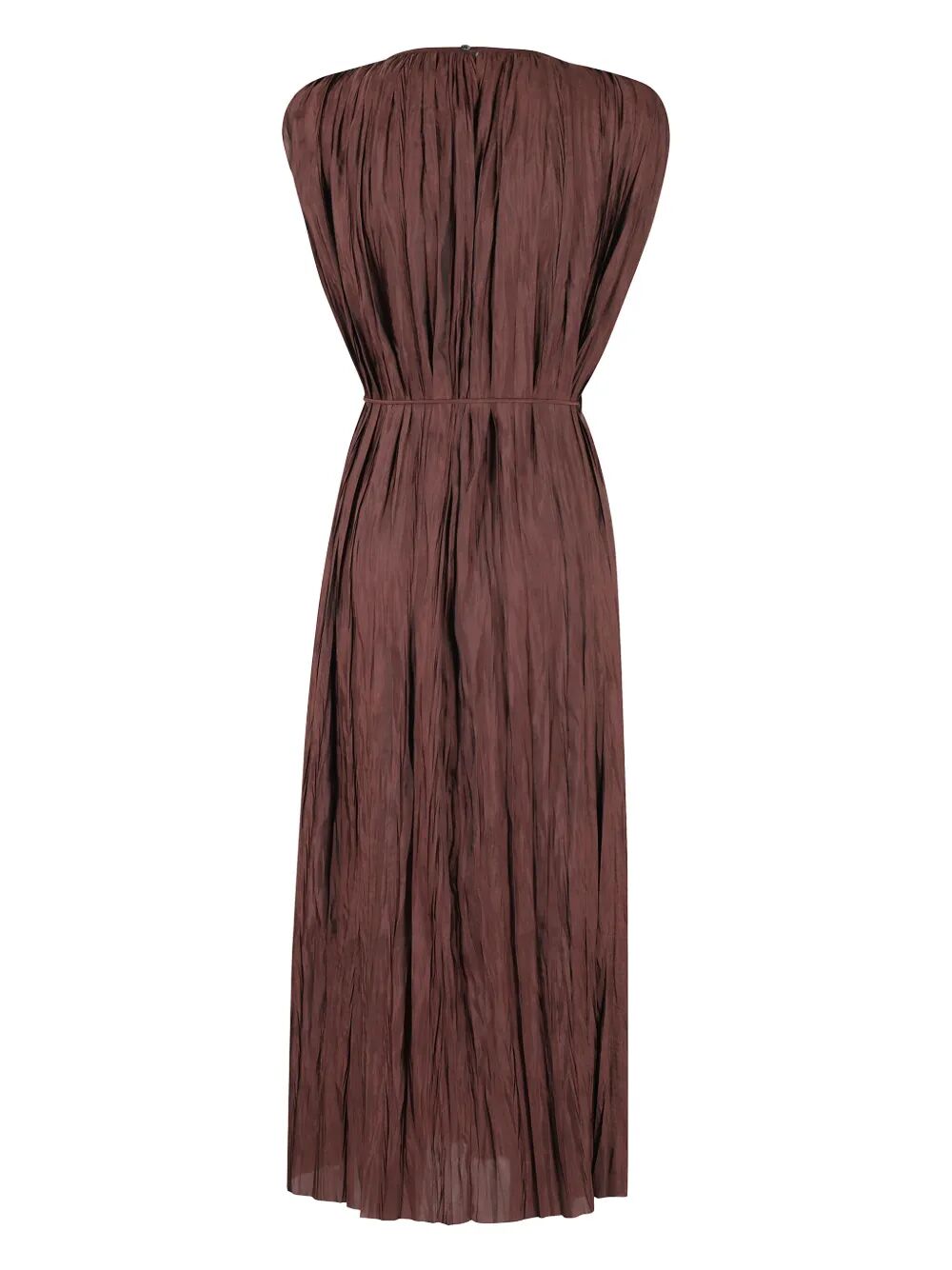 Roberto Collina Pleated Belted Dress