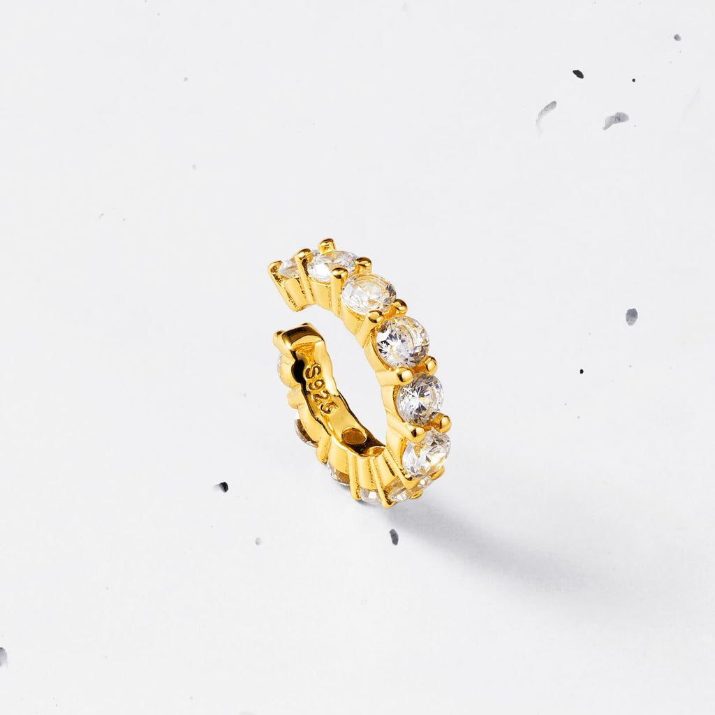 Brilliant Round Ear Cuff