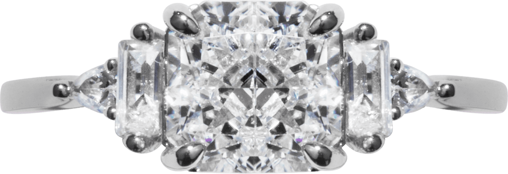 Crushed Ice Square Ring