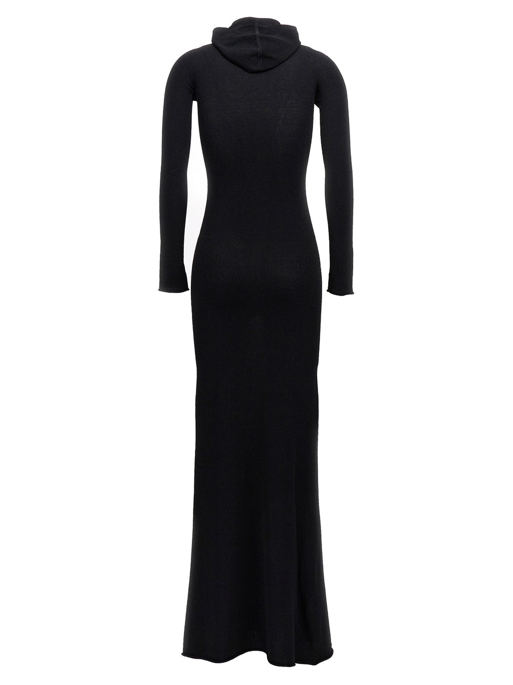 Off-White Long Hooded Dress