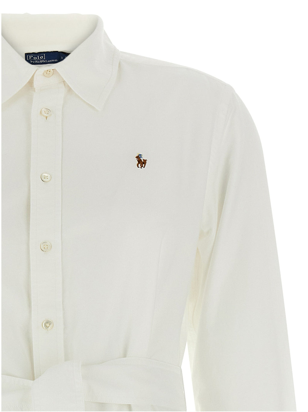 Polo Ralph Lauren Logo Embroidery Chemisier Dress