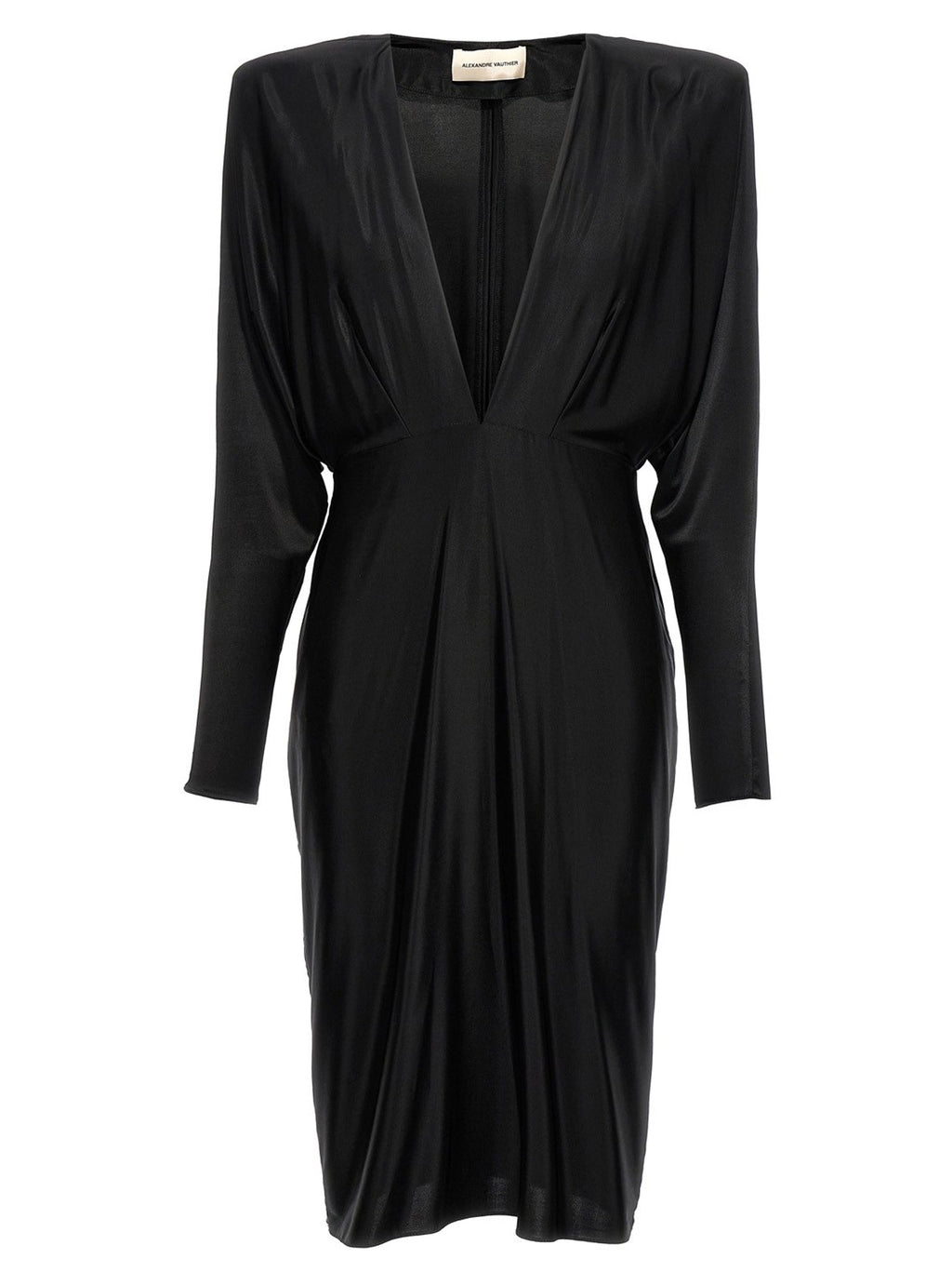 Alexandre Vauthier V-Neck Jersey Dress