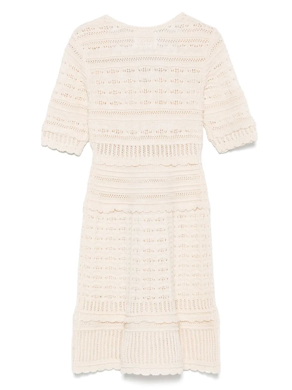 Marant Étoile Abril Short Openwork Knitted Dress