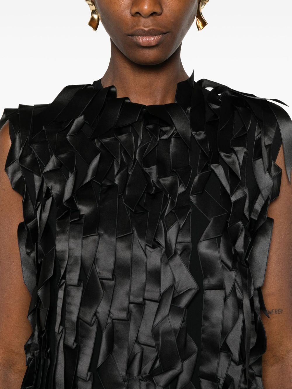 Prada Ribbon-detail Midi Dress