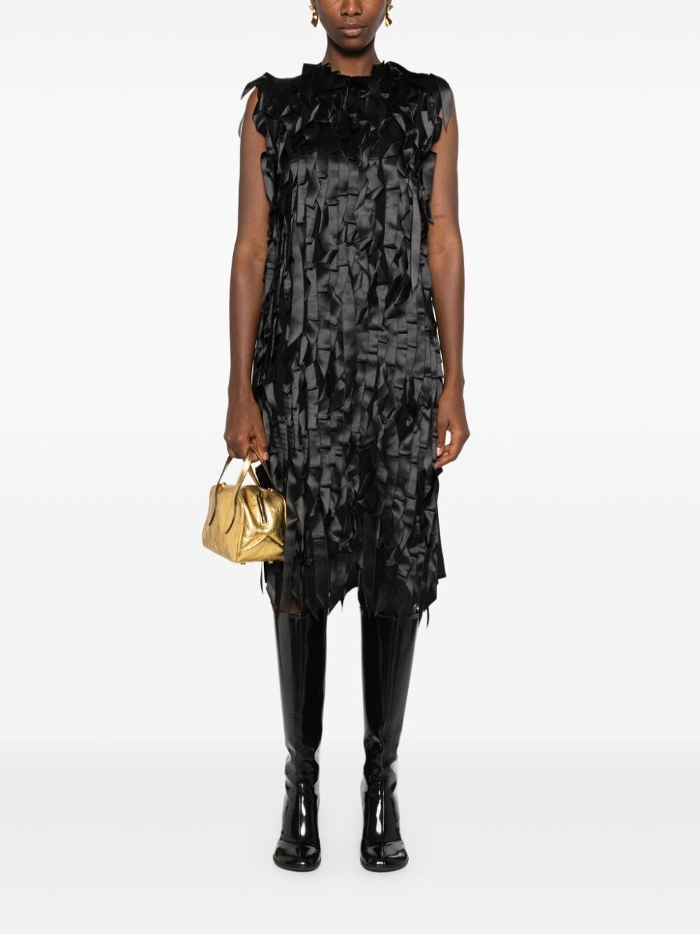 Prada Ribbon-detail Midi Dress