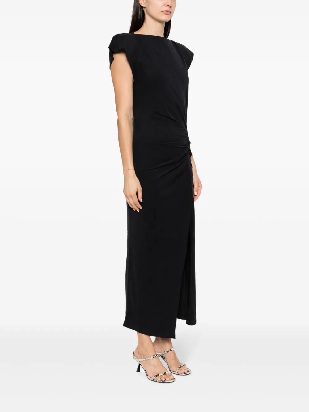 Isabel Marant Nadela Cotton Jersey Long Dress