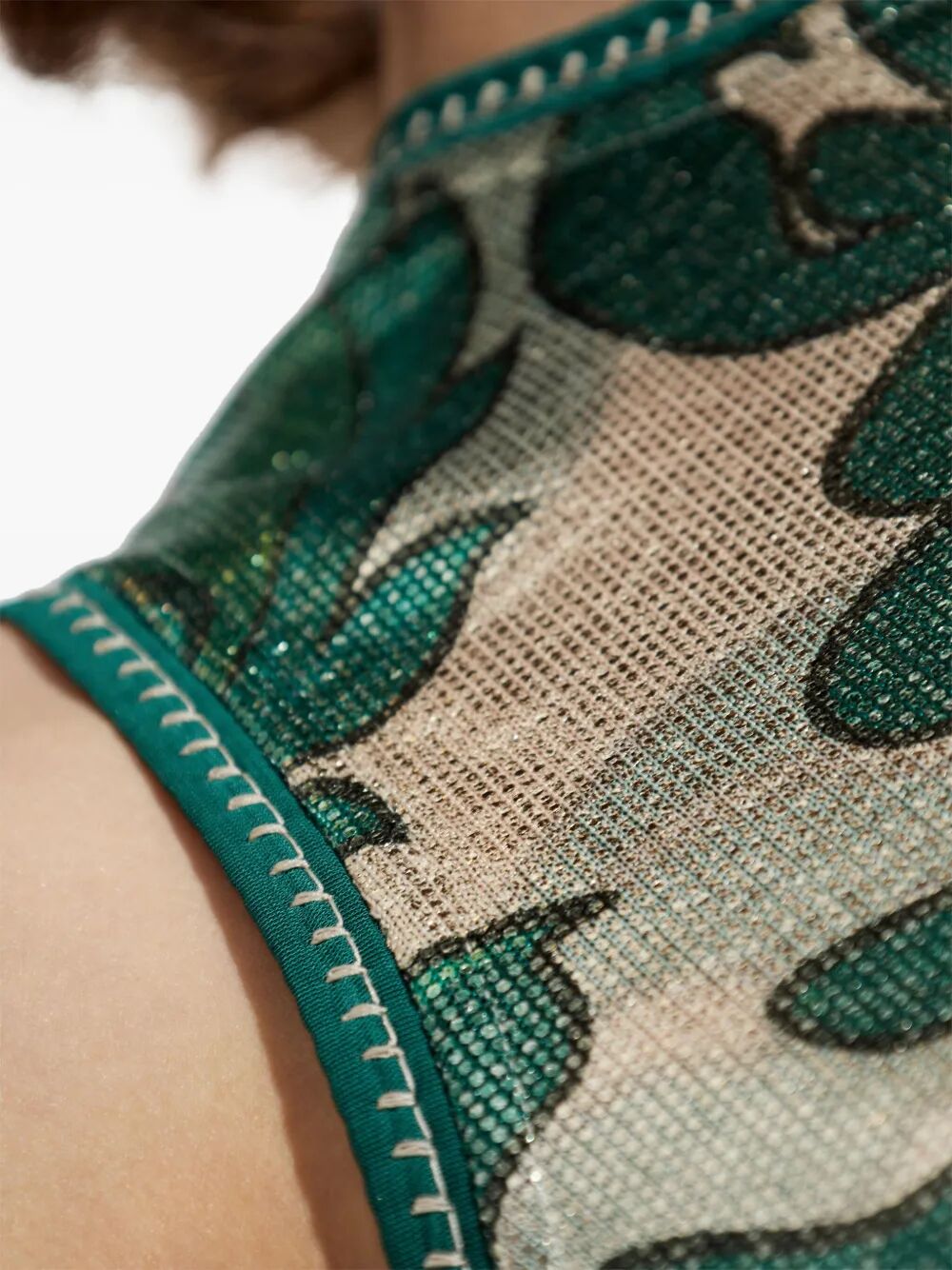 Etro Laminated Jersey Dress With Maxi Paisley Print