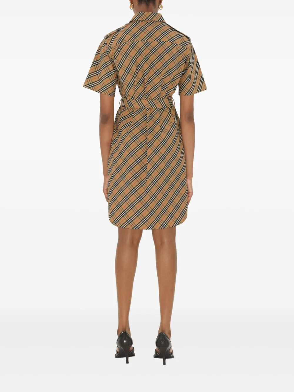 Burberry Check Cotton Shirt Dress