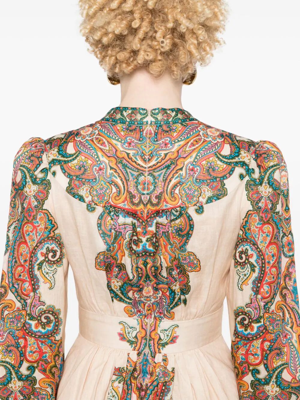 Zimmermann Ottie Plunge Mini Dress