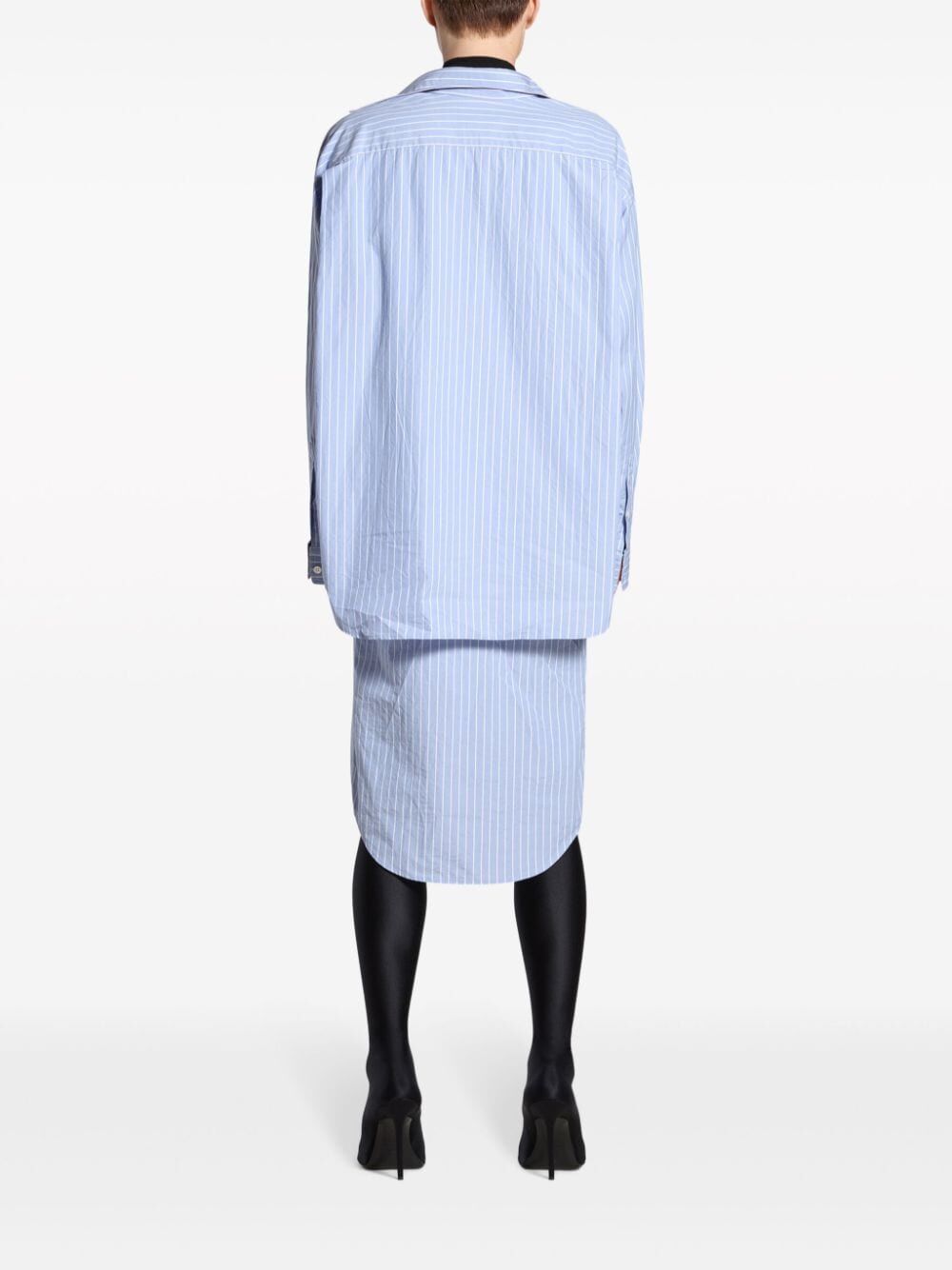 Balenciaga Layered Bb Classic Chemisier Dress