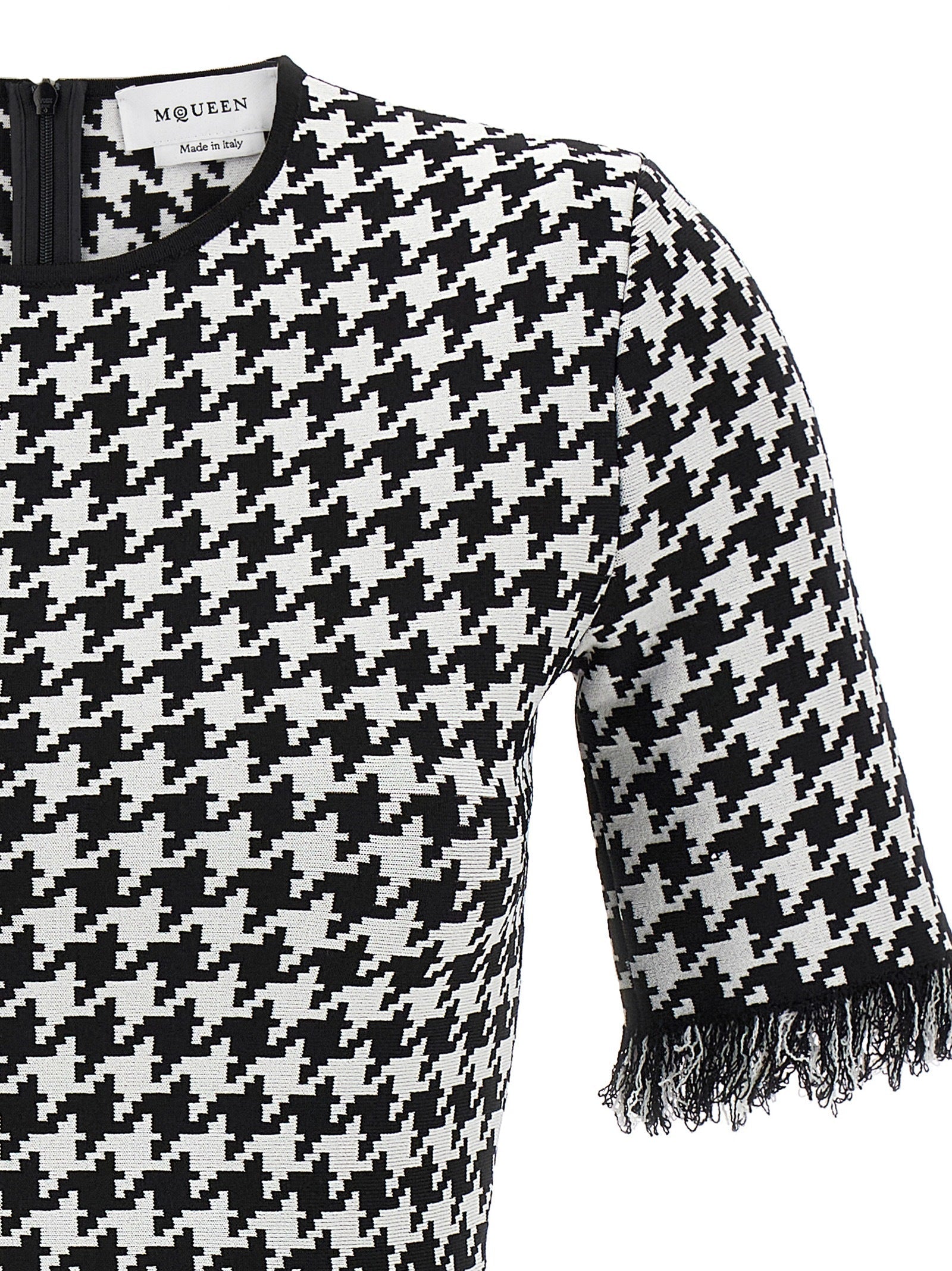 Mcqueen Houndstooth Dress