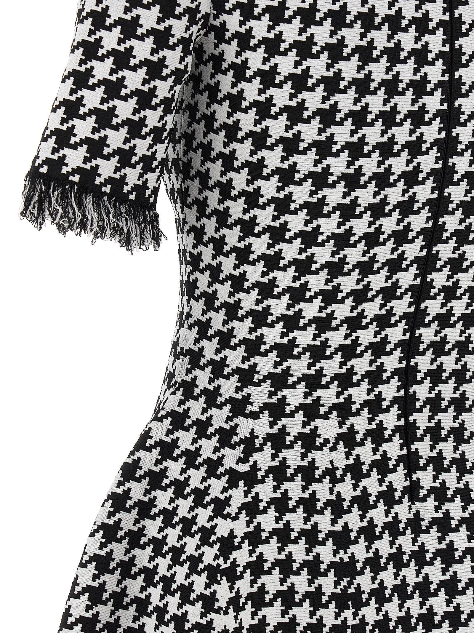 Mcqueen Houndstooth Dress