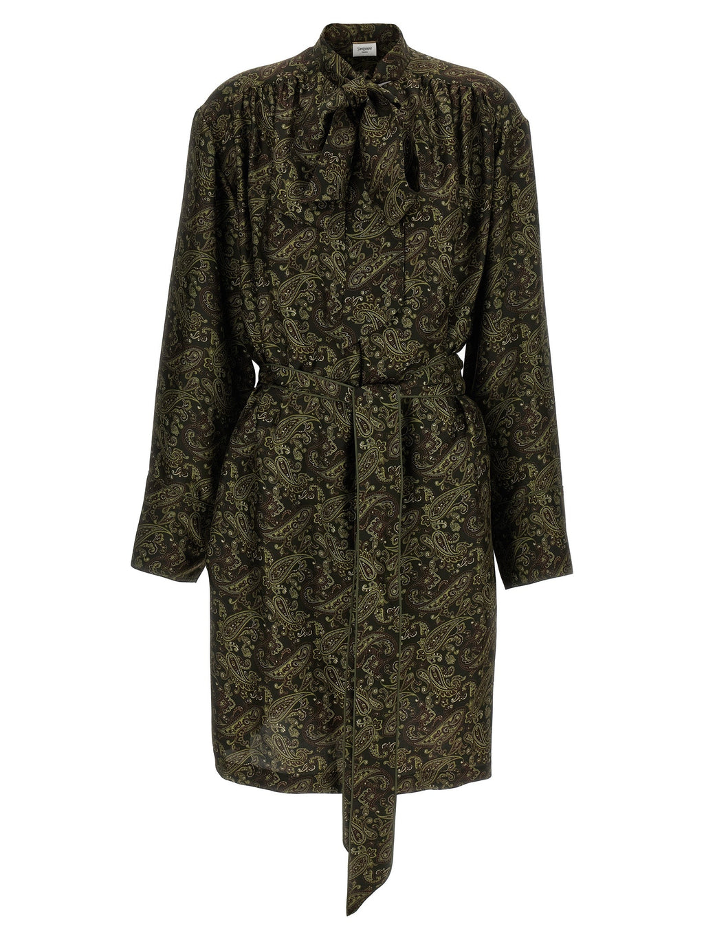 Saint Laurent Paisley Print Dress