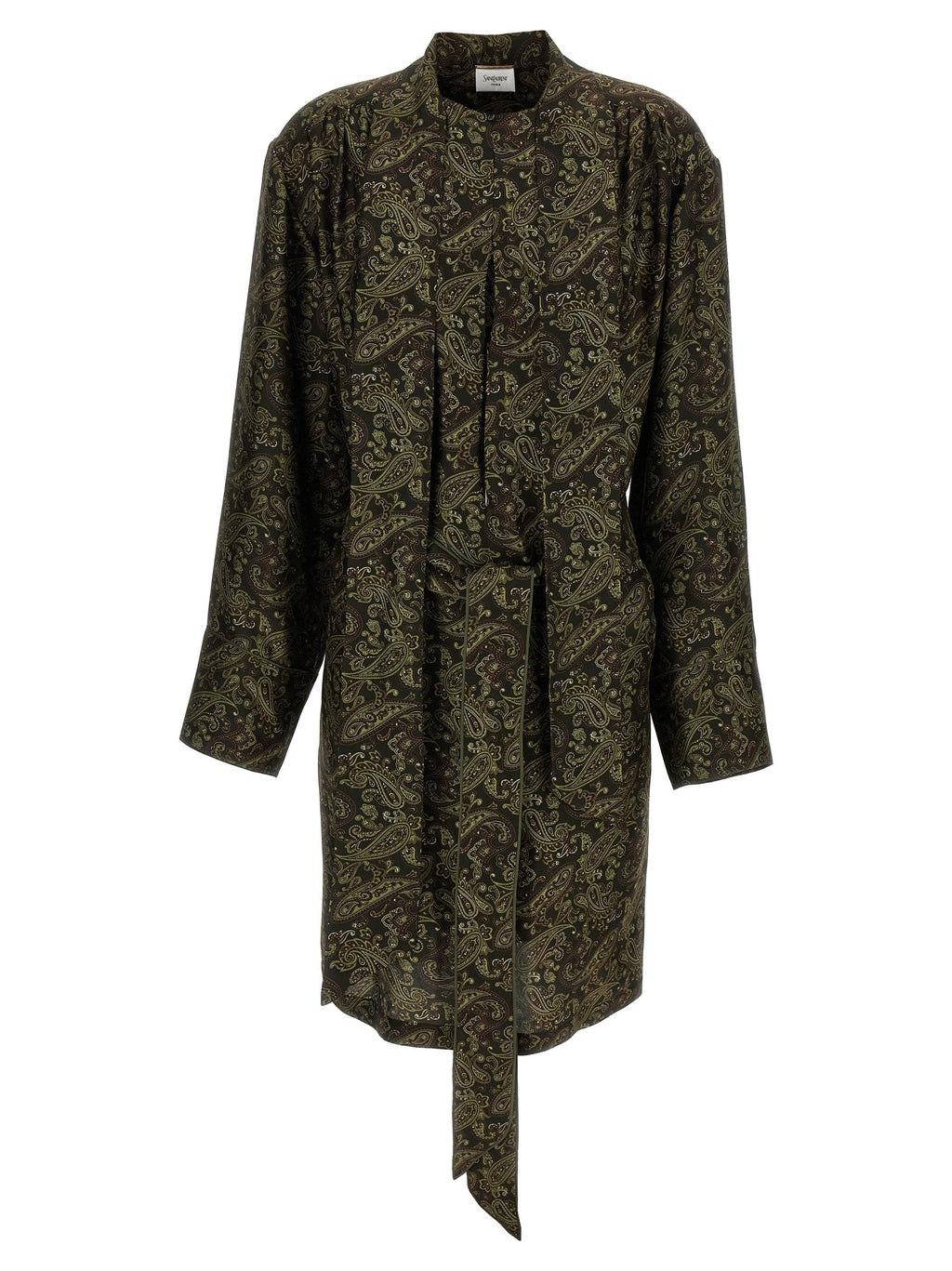 Saint Laurent Paisley Print Dress