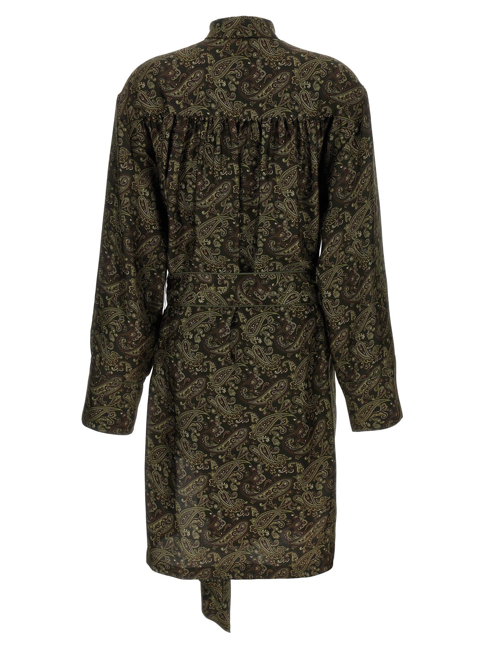 Saint Laurent Paisley Print Dress