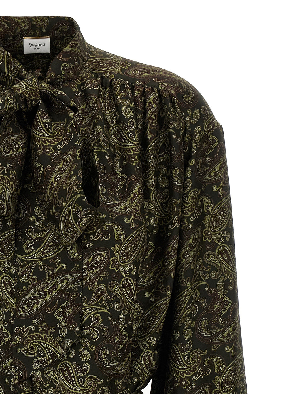 Saint Laurent Paisley Print Dress