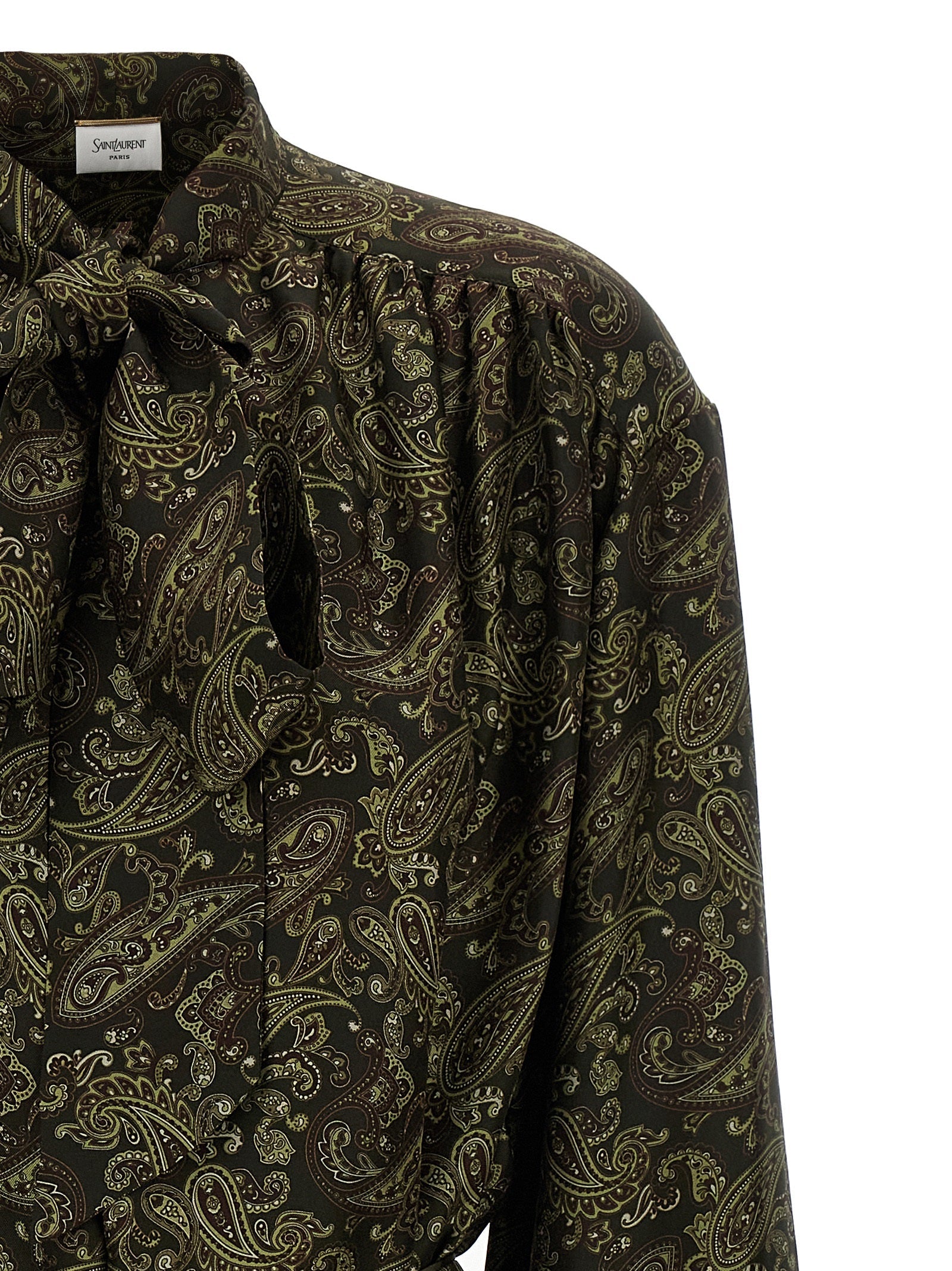 Saint Laurent Paisley Print Dress