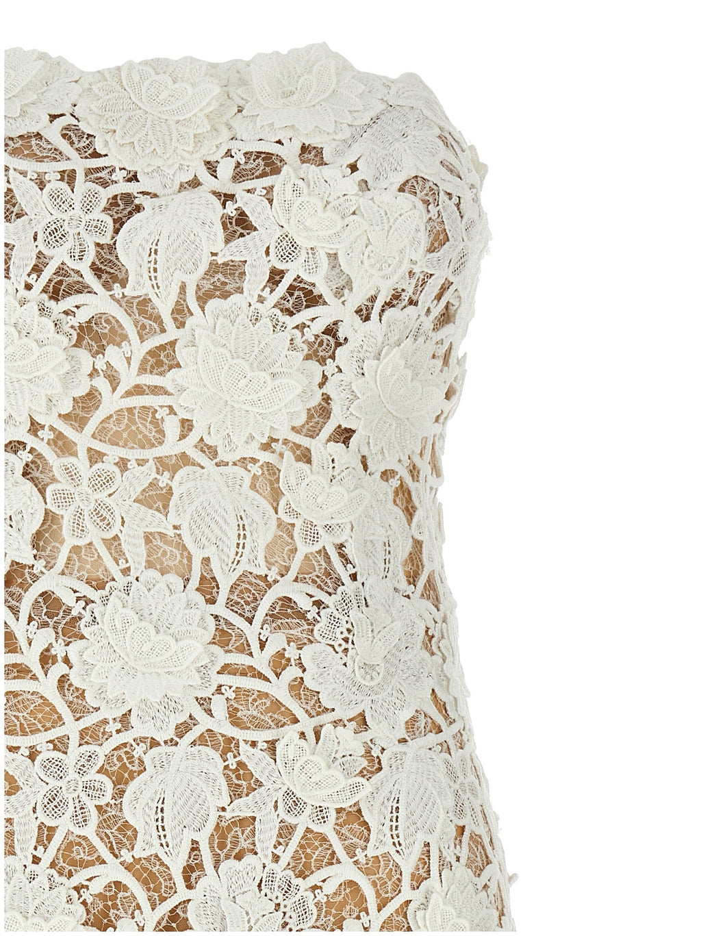 Ermanno Scervino Macramé Lace Dress
