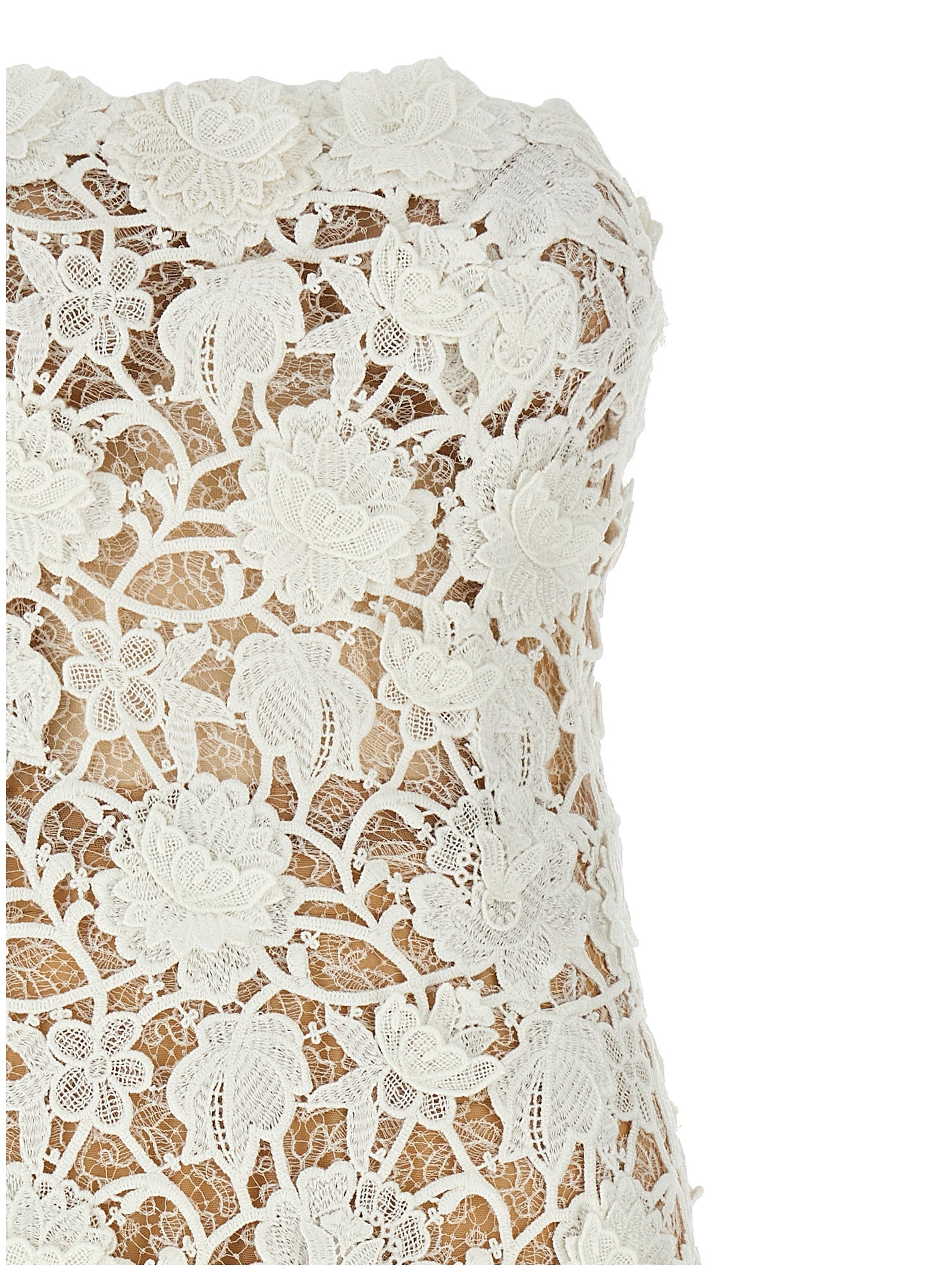 Ermanno Scervino Macramé Lace Dress