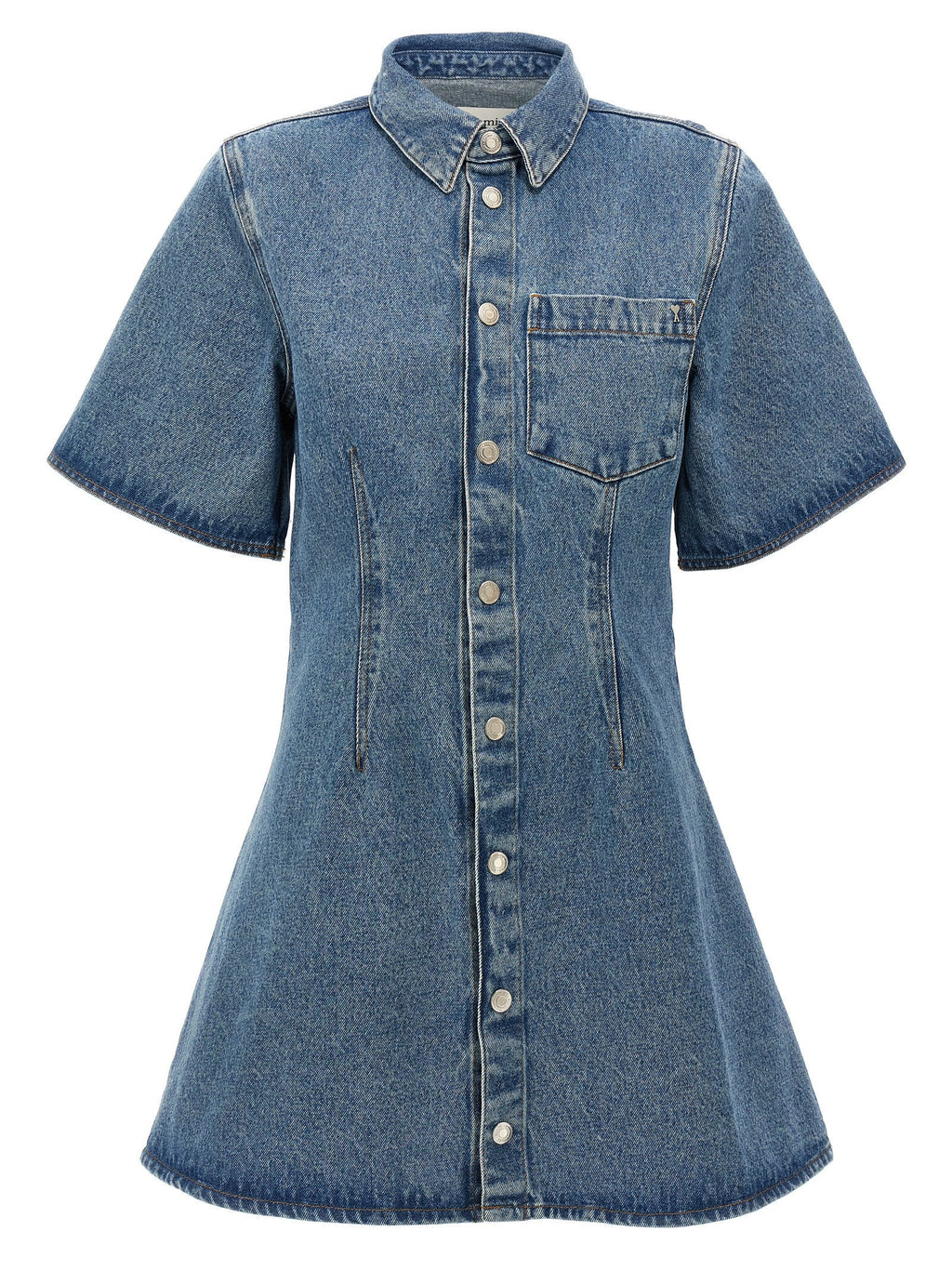 Ami Paris Denim Dress