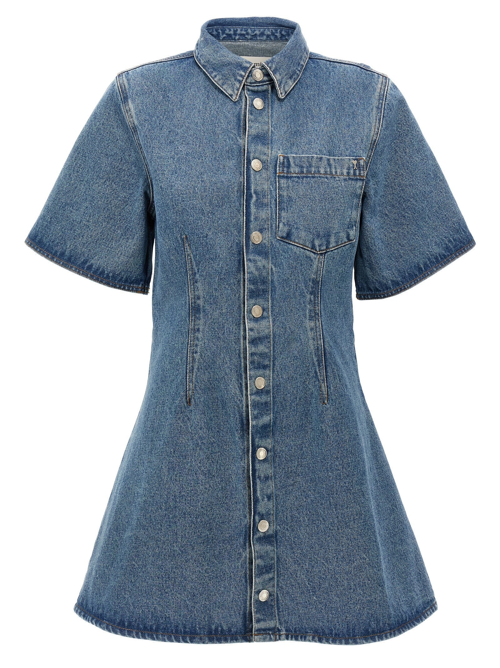 Ami Paris Denim Dress